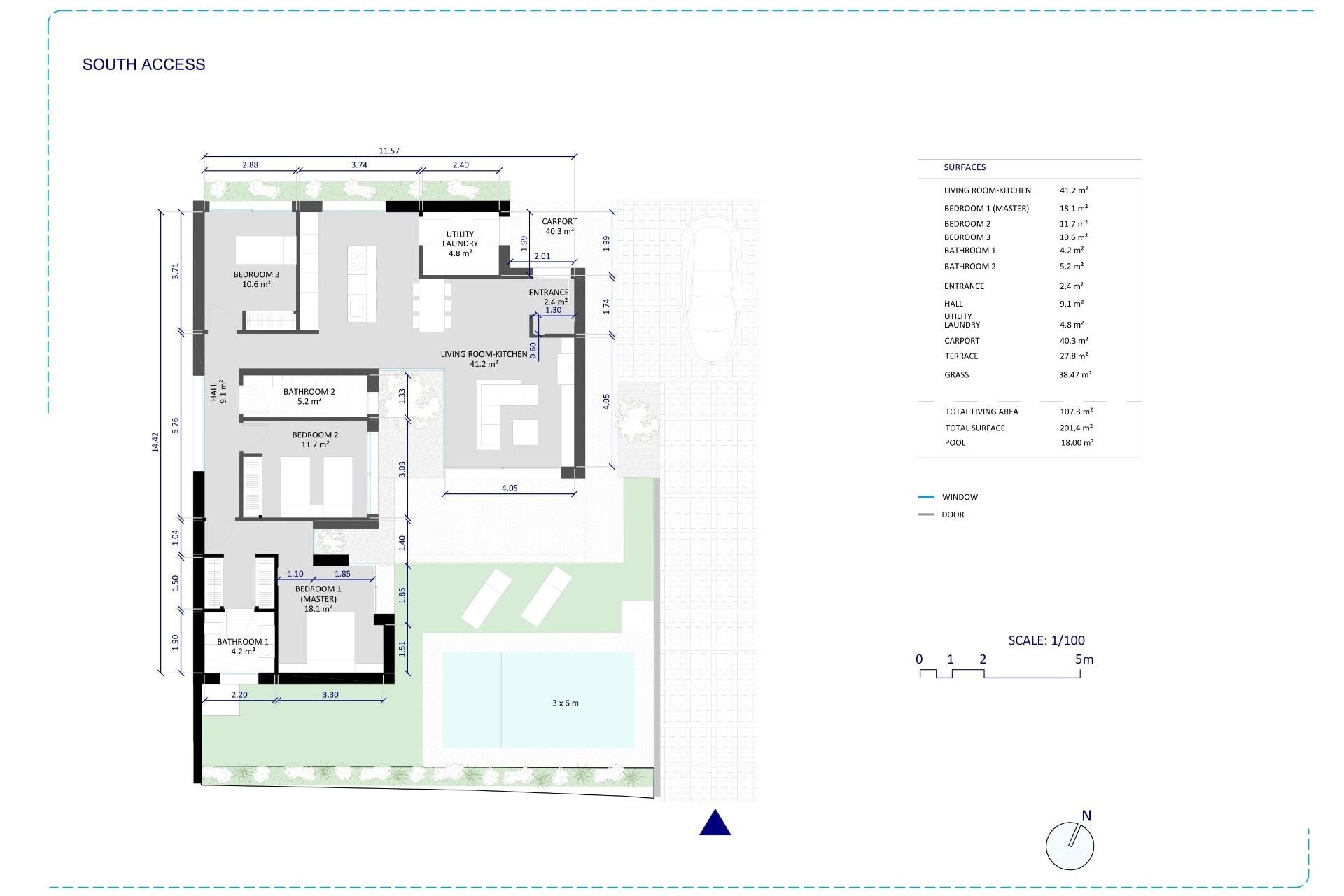 Neue Gebäude - Villa - Baños y Mendigo - Altaona Golf And Country Village