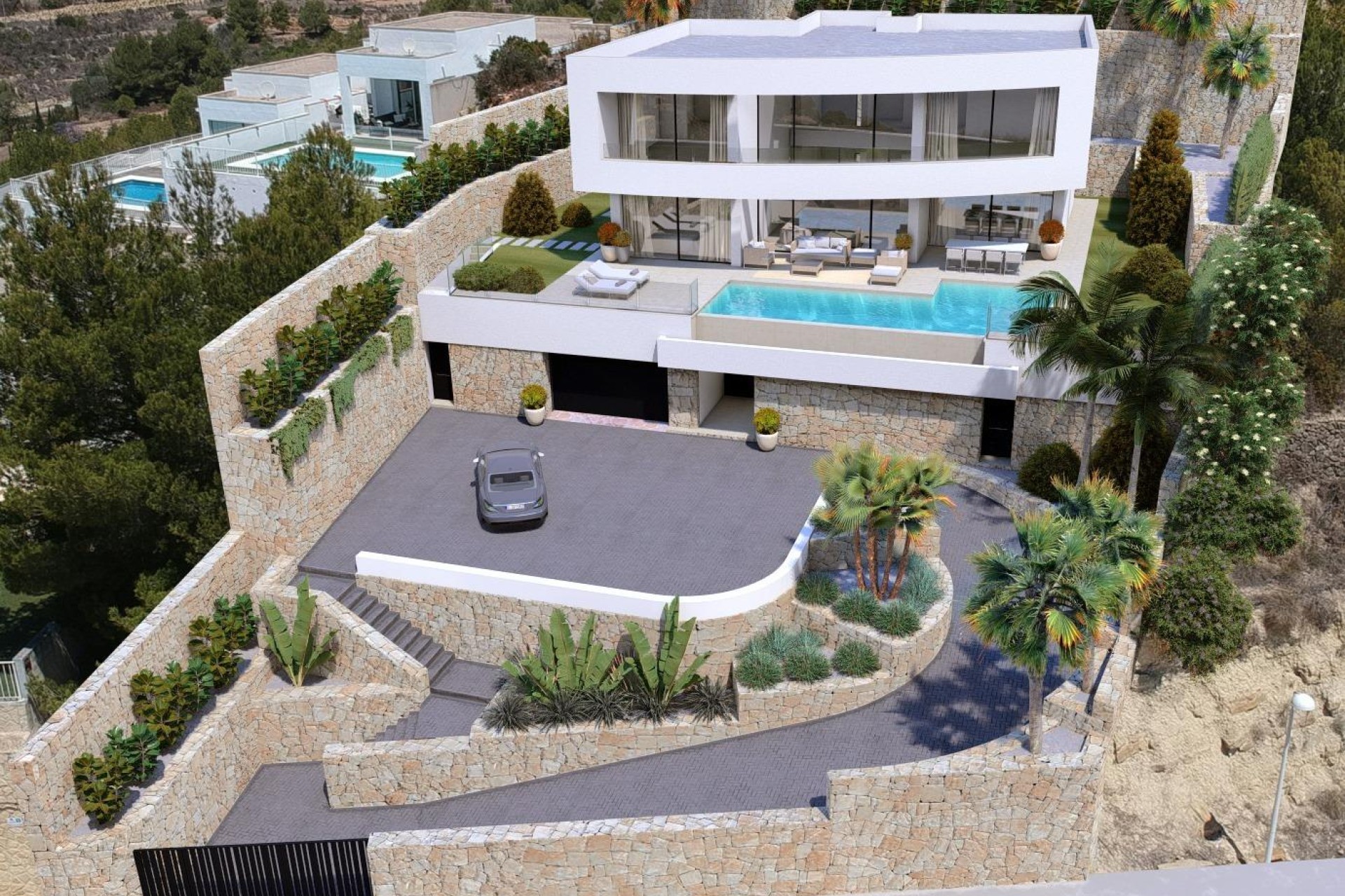 Neue Gebäude - Villa - Calpe - Empedrola