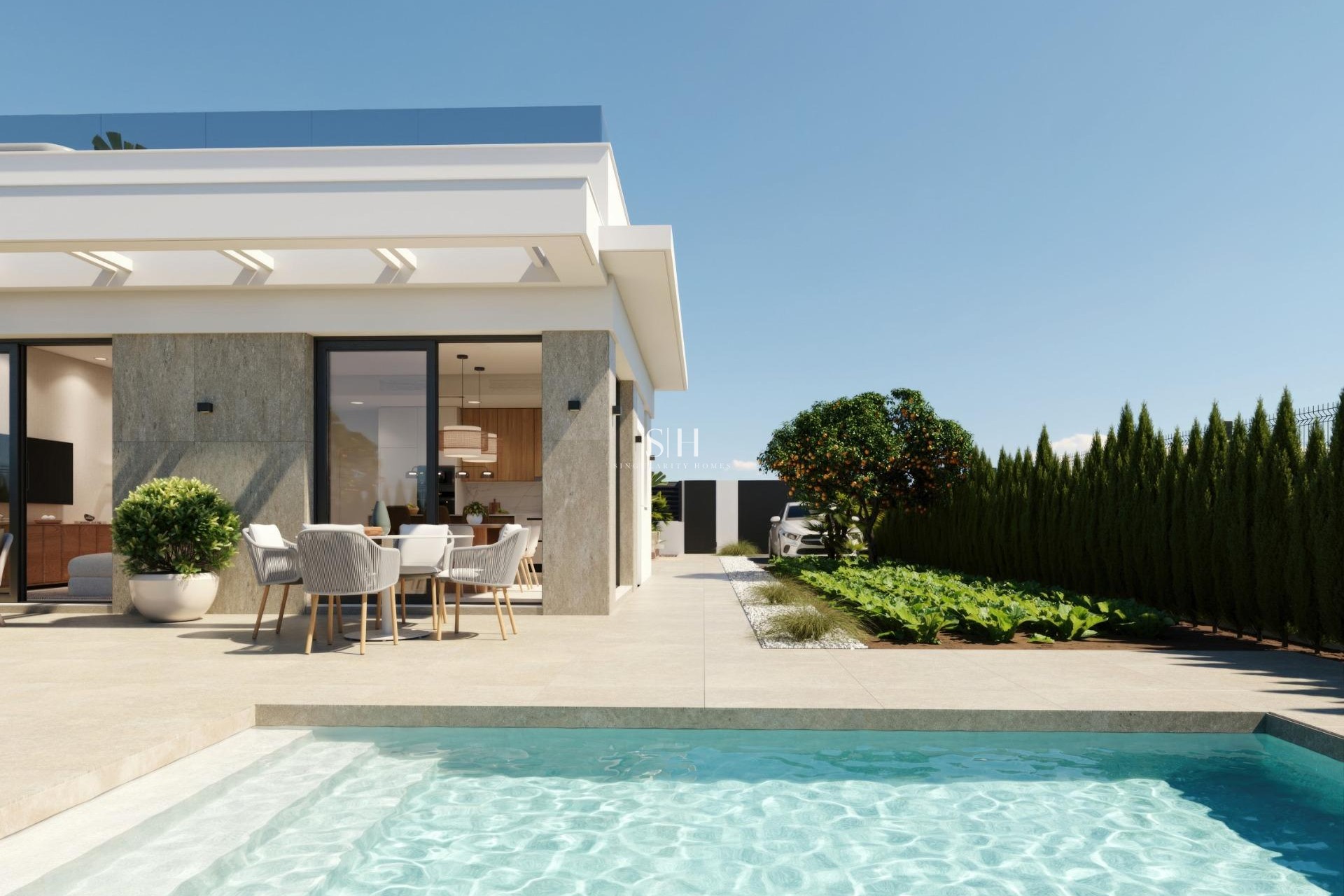 Neue Gebäude - Villa - Fuente Álamo - Hacienda Del Álamo Golf