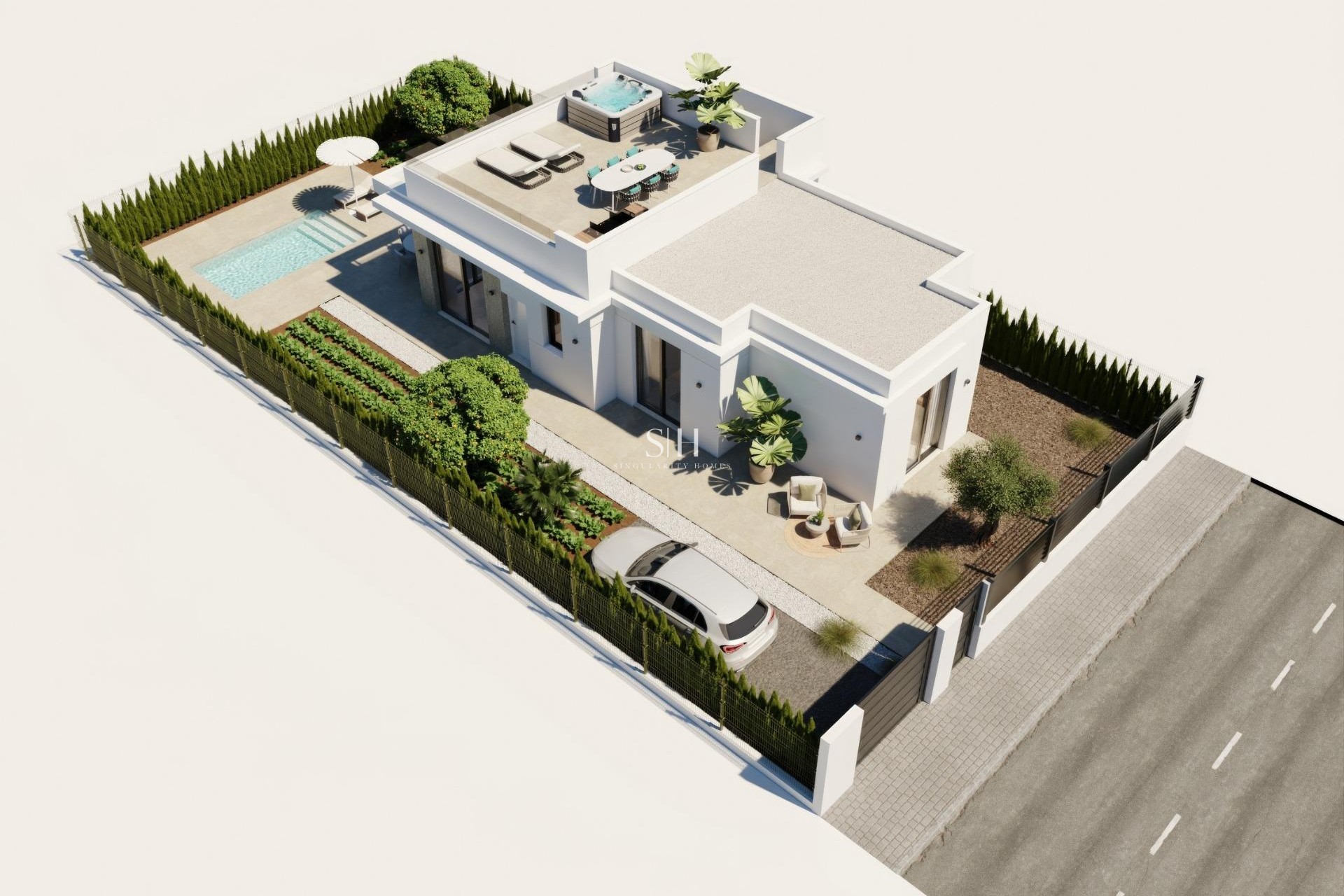 Neue Gebäude - Villa - Fuente Álamo - Hacienda Del Álamo Golf