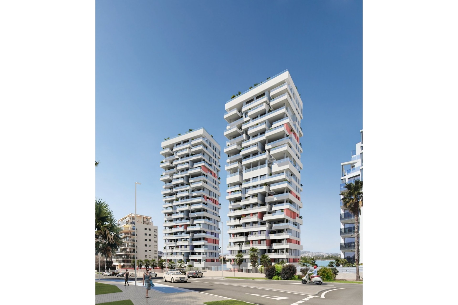 Neue Gebäude - Wohnung - Calpe - Playa del Bol