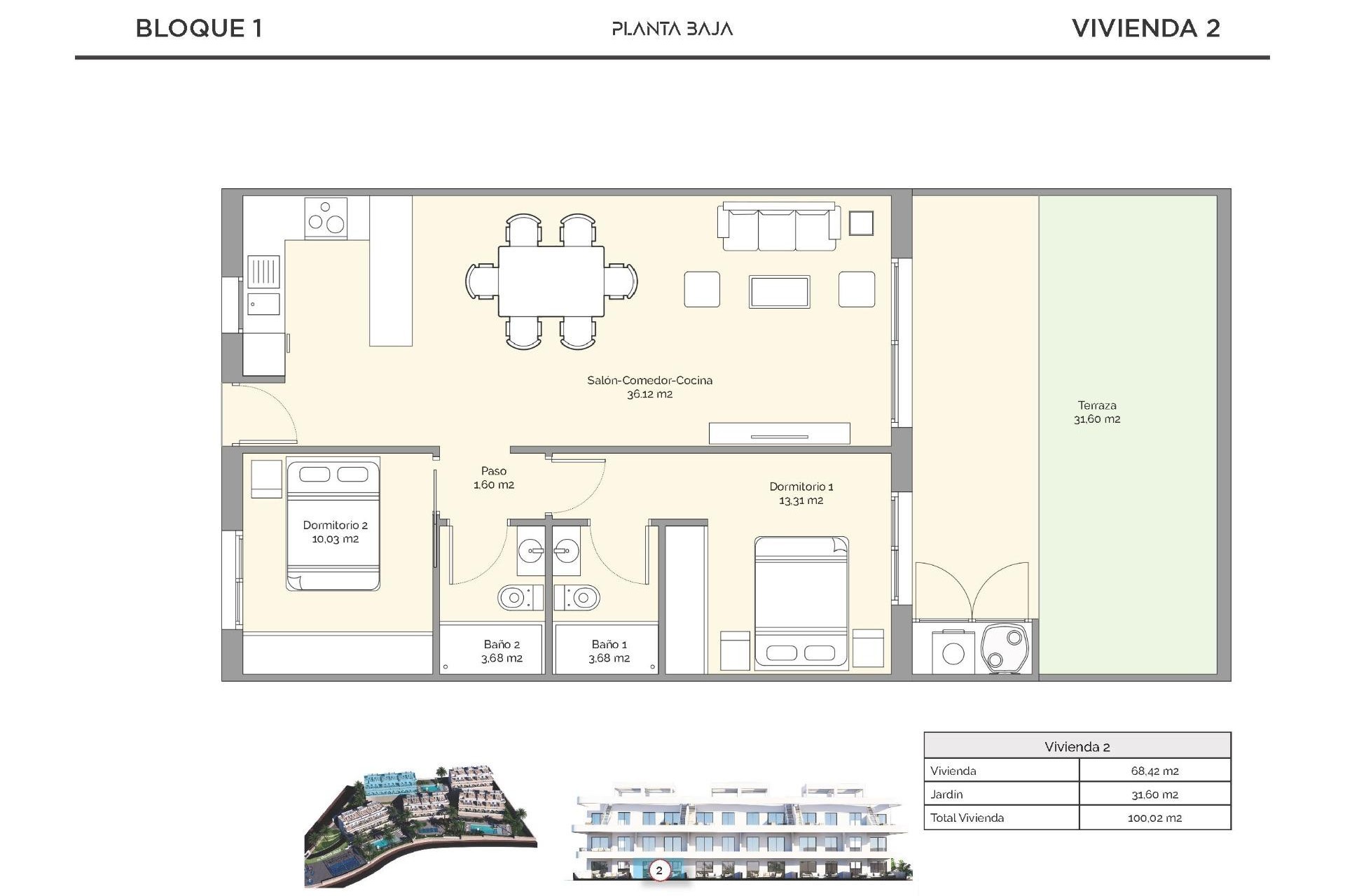 Neue Gebäude - Wohnung - Finestrat - Puig Campana Golf