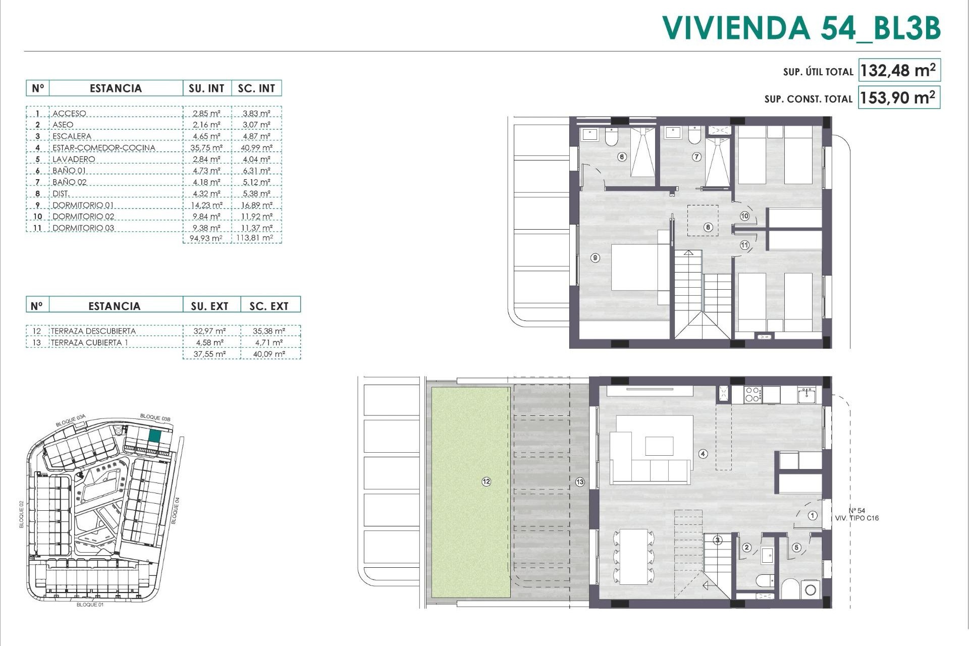 Neue Gebäude - Wohnung - Monforte del Cid - Alenda Golf