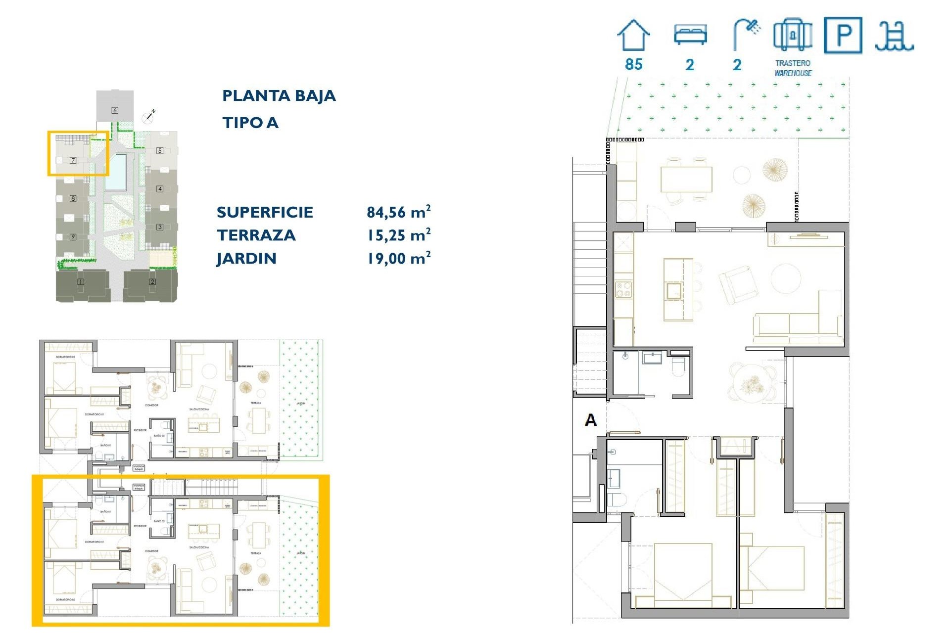 Neue Gebäude - Wohnung - San Pedro del Pinatar - Pueblo