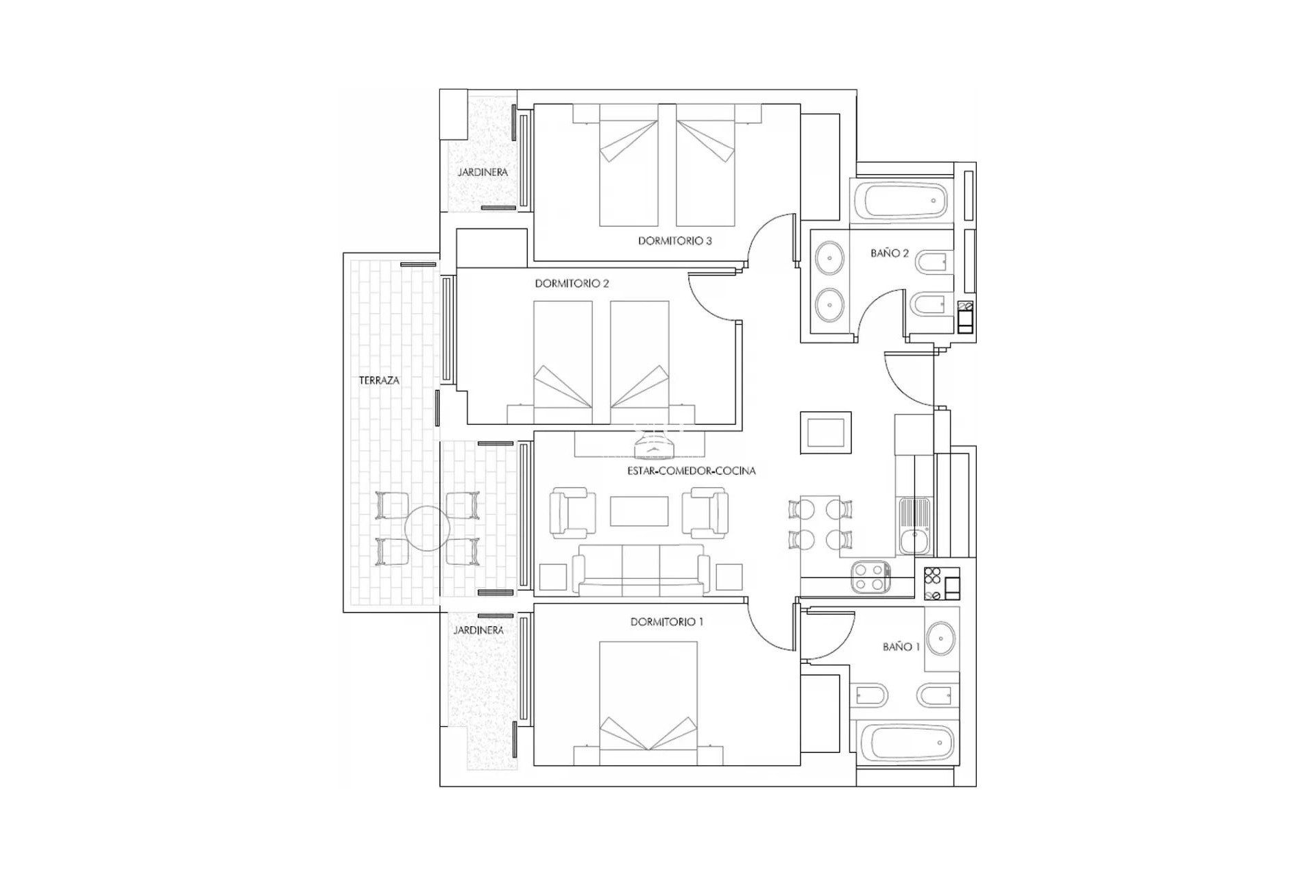 Neue Gebäude - Wohnung - Vera - Puerto del Rey