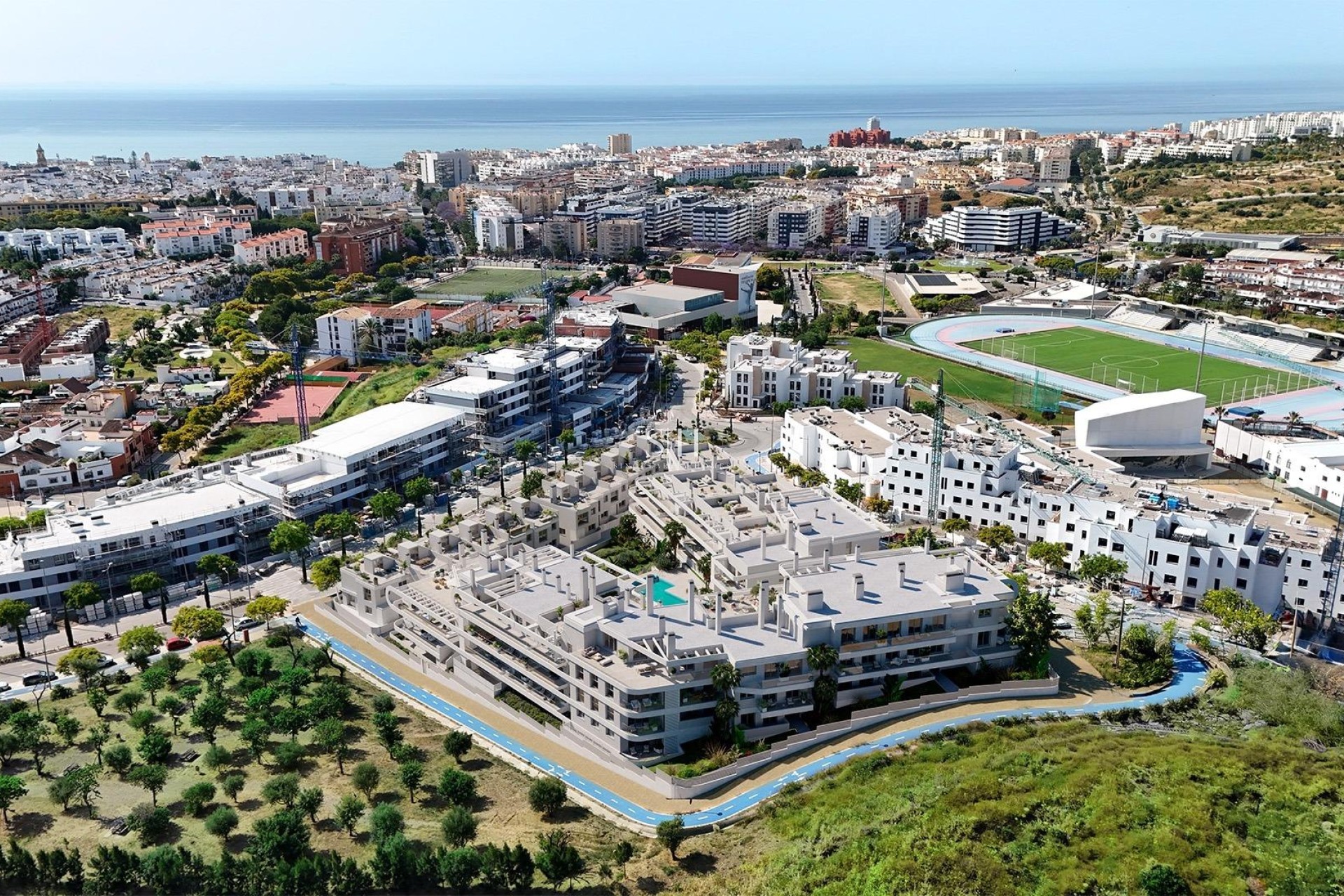 New Build - Apartment / flat - Estepona - Polideportivo