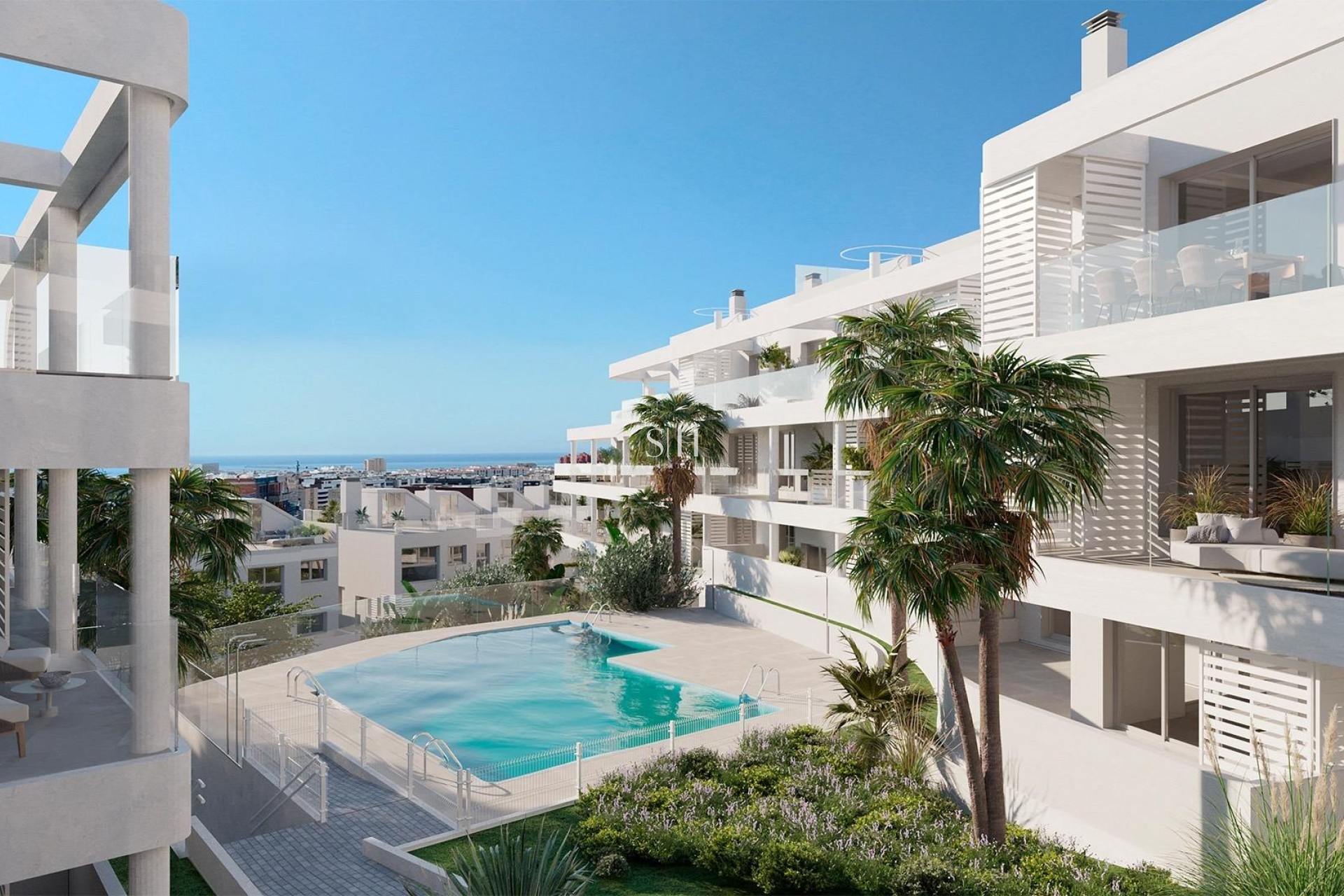 New Build - Apartment / flat - Estepona - Polideportivo