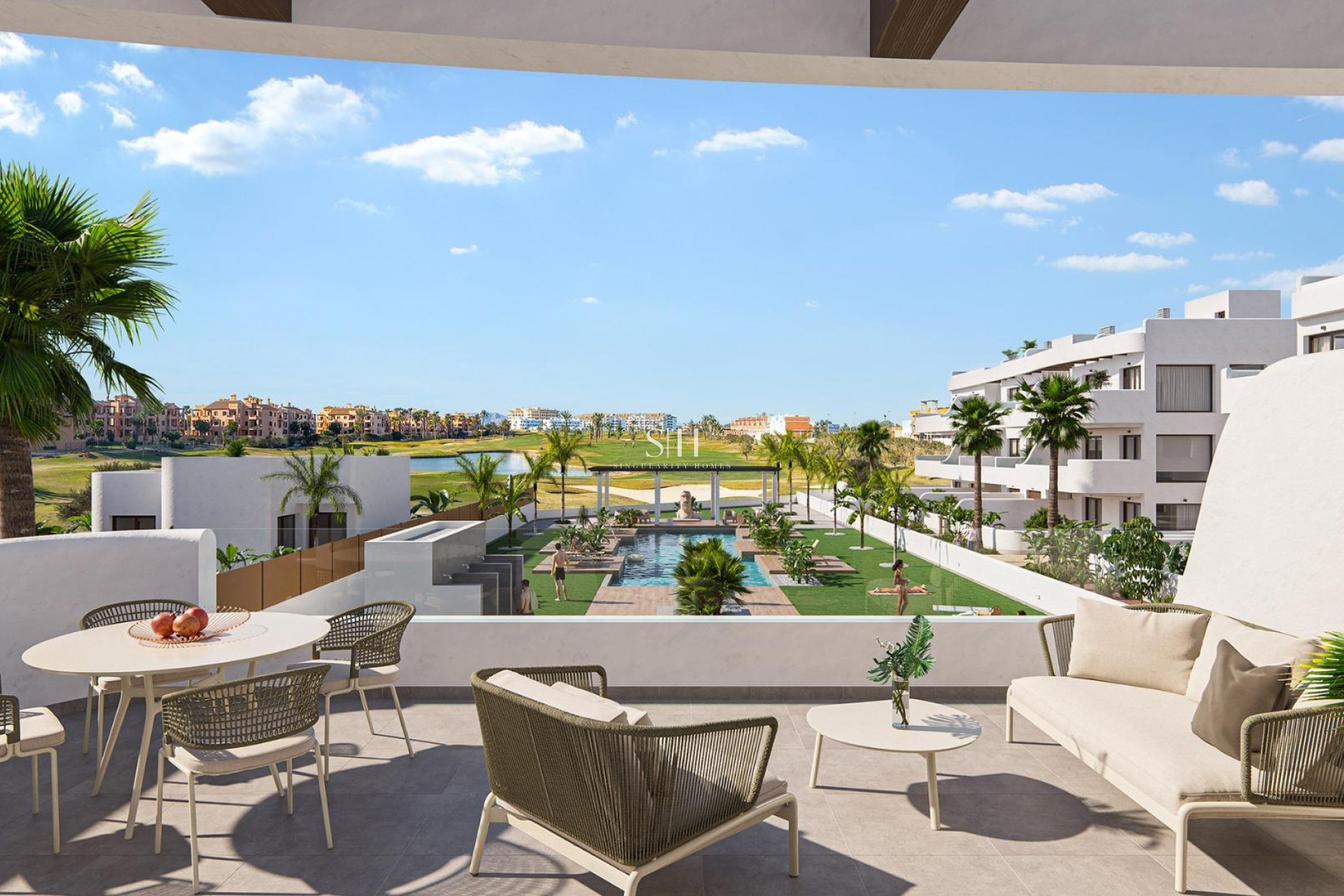 New Build - Apartment / flat - Los Alcázares - La Serena Golf