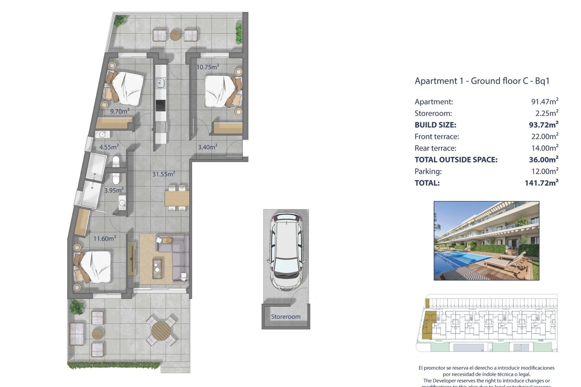 New Build - Apartment / flat - Los Alcázares - Los Narejos
