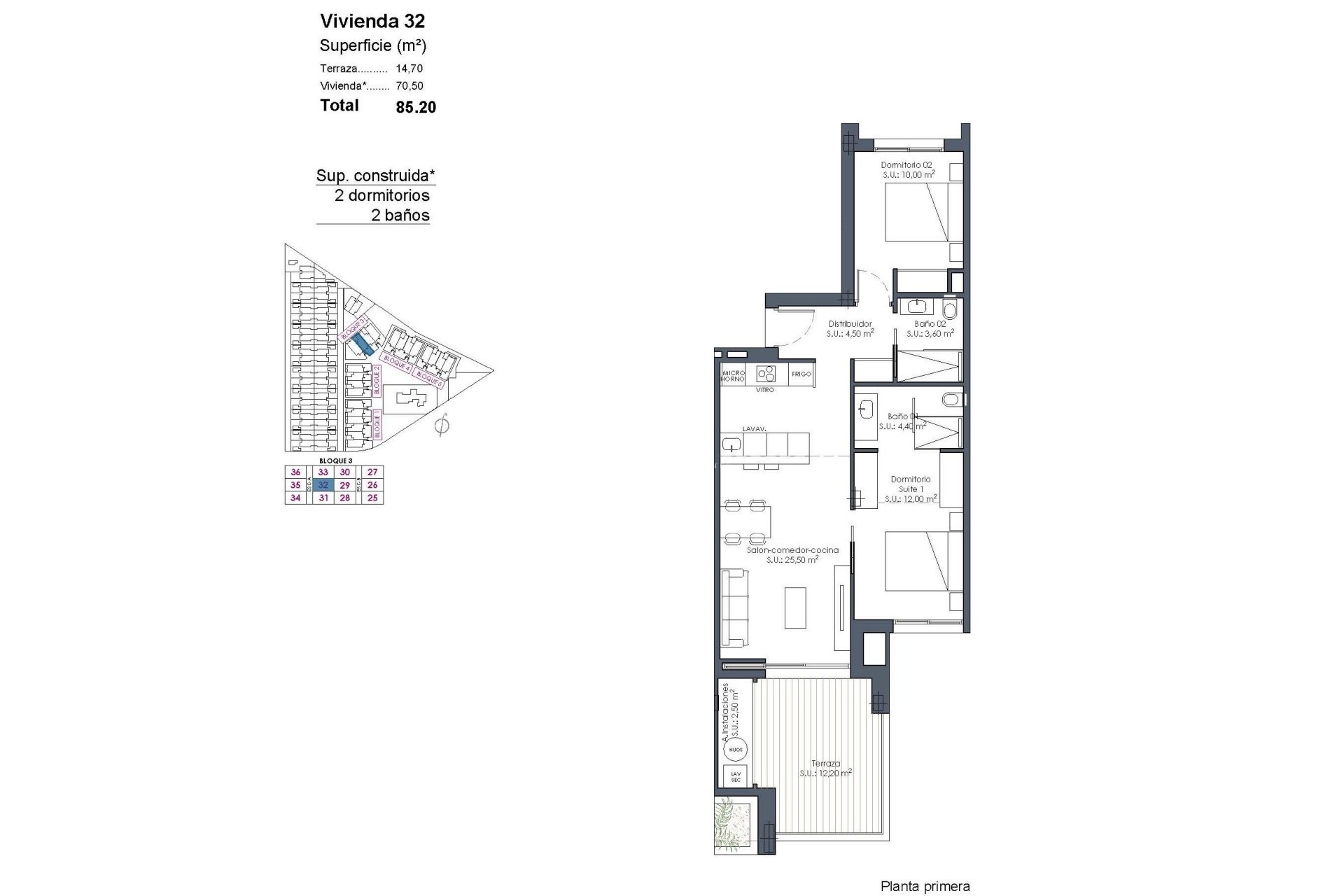 New Build - Apartment / flat - Los Alcázares - Serena Golf