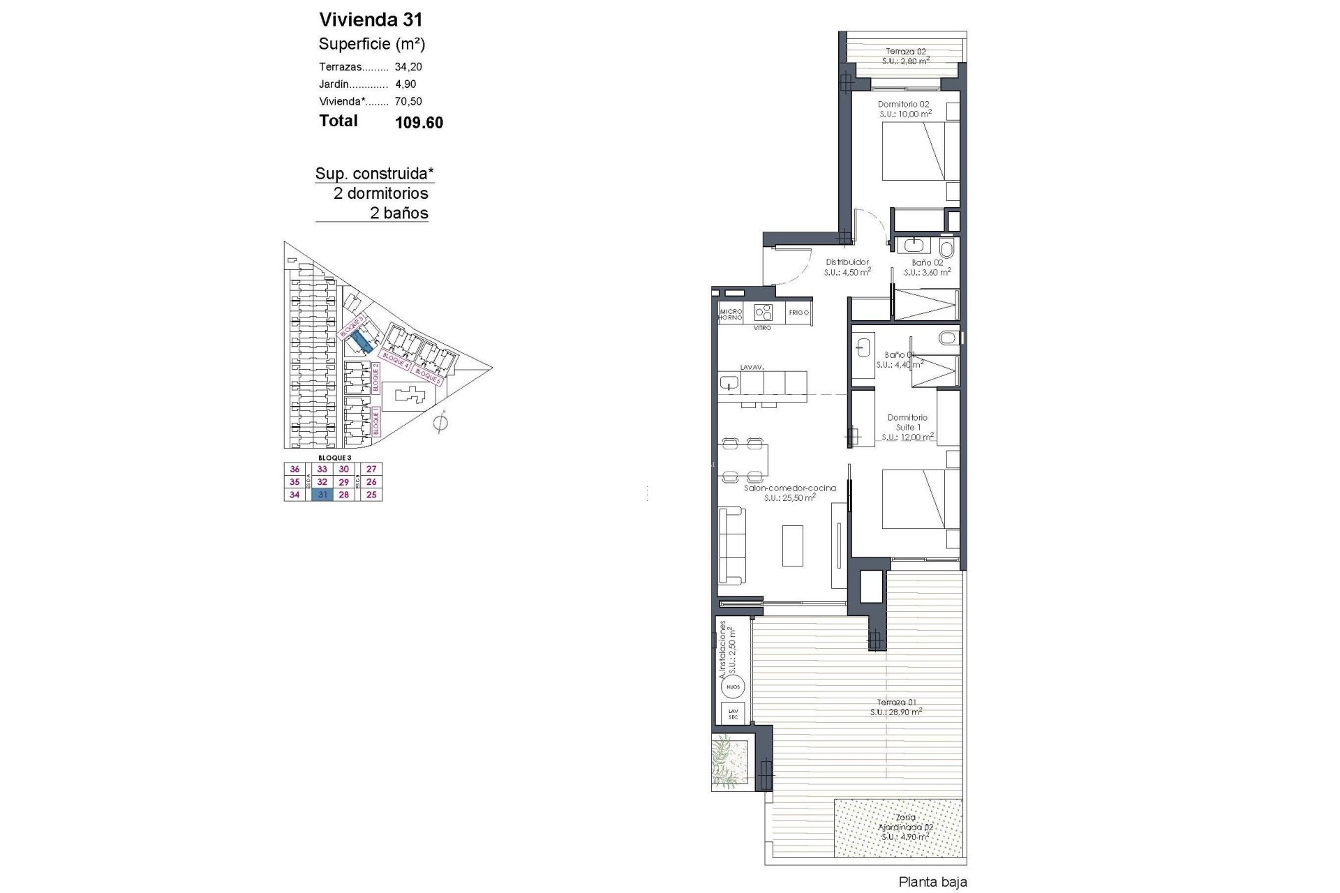 New Build - Apartment / flat - Los Alcázares - Serena Golf