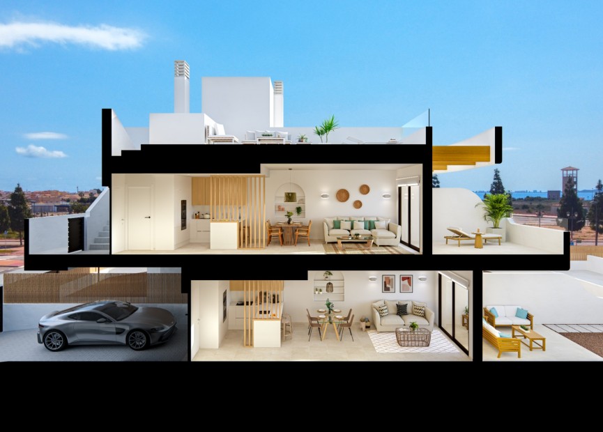 New Build - Apartment / flat - Los Alcázares - Torre del Rame