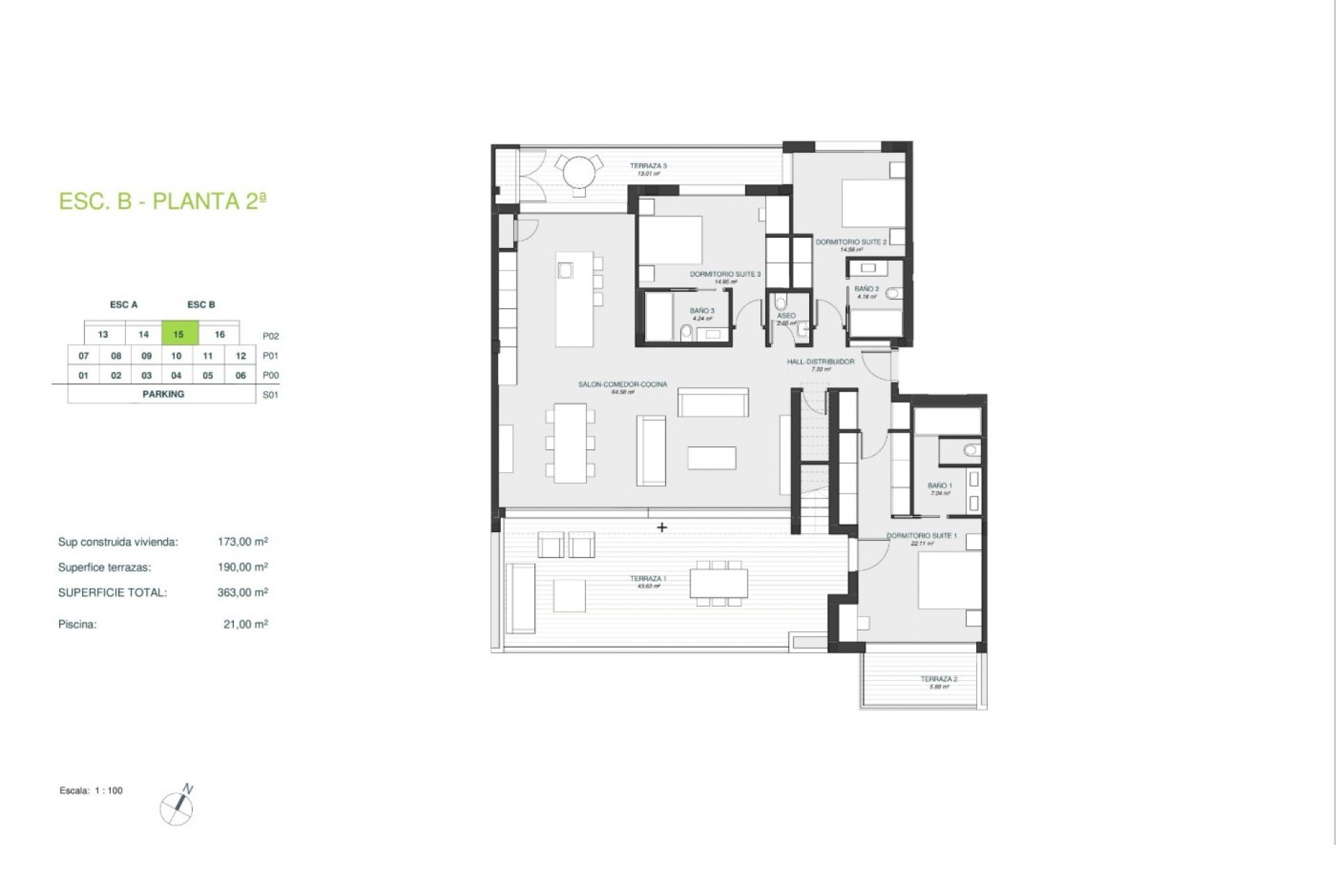 New Build - Apartment / flat - Orihuela - Las Colinas Golf