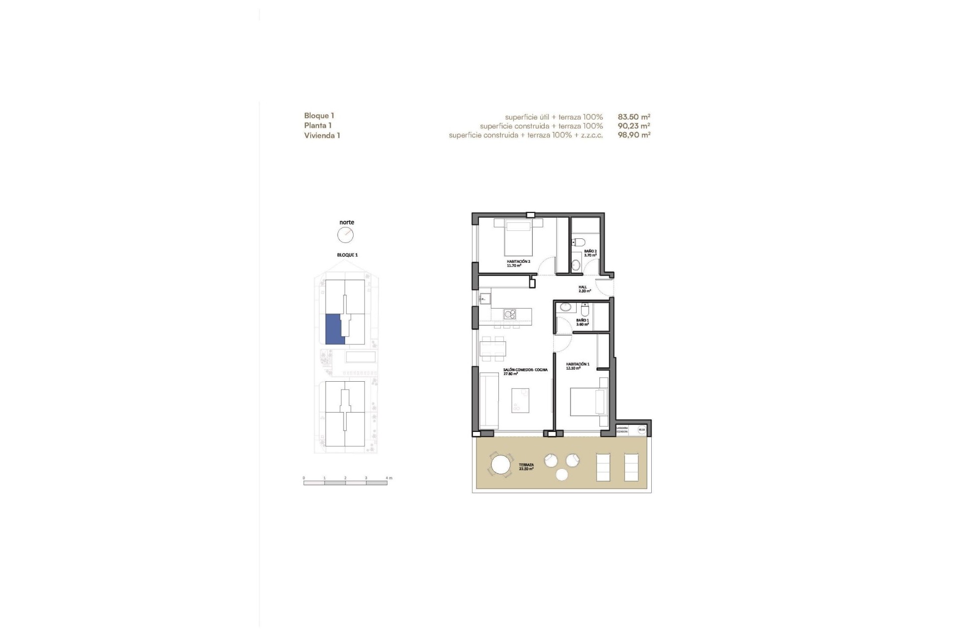 New Build - Apartment / flat - San Juan Alicante - Nou Nazareth