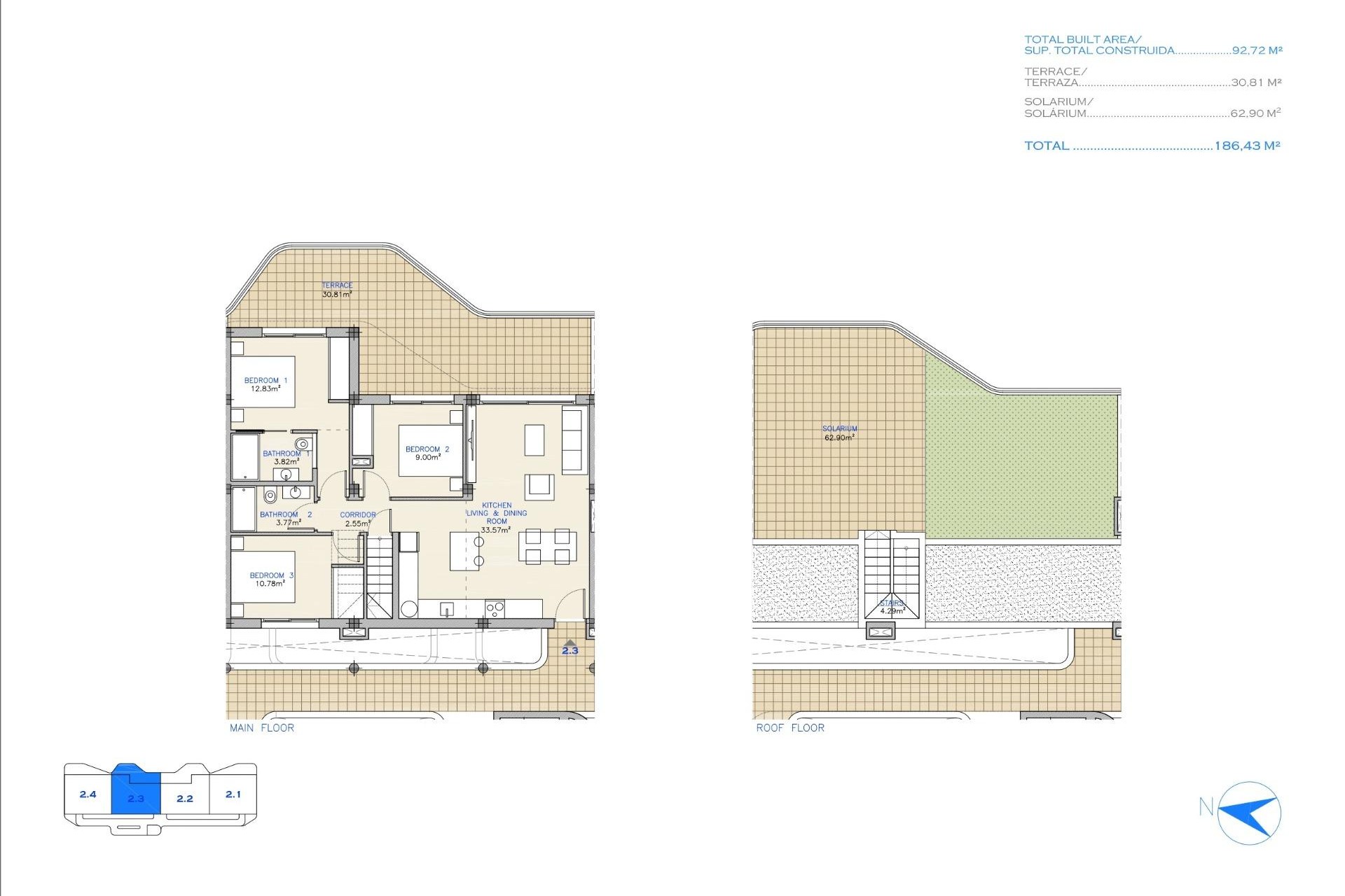 New Build - Penthouse - Los Alcázares - Serena Golf