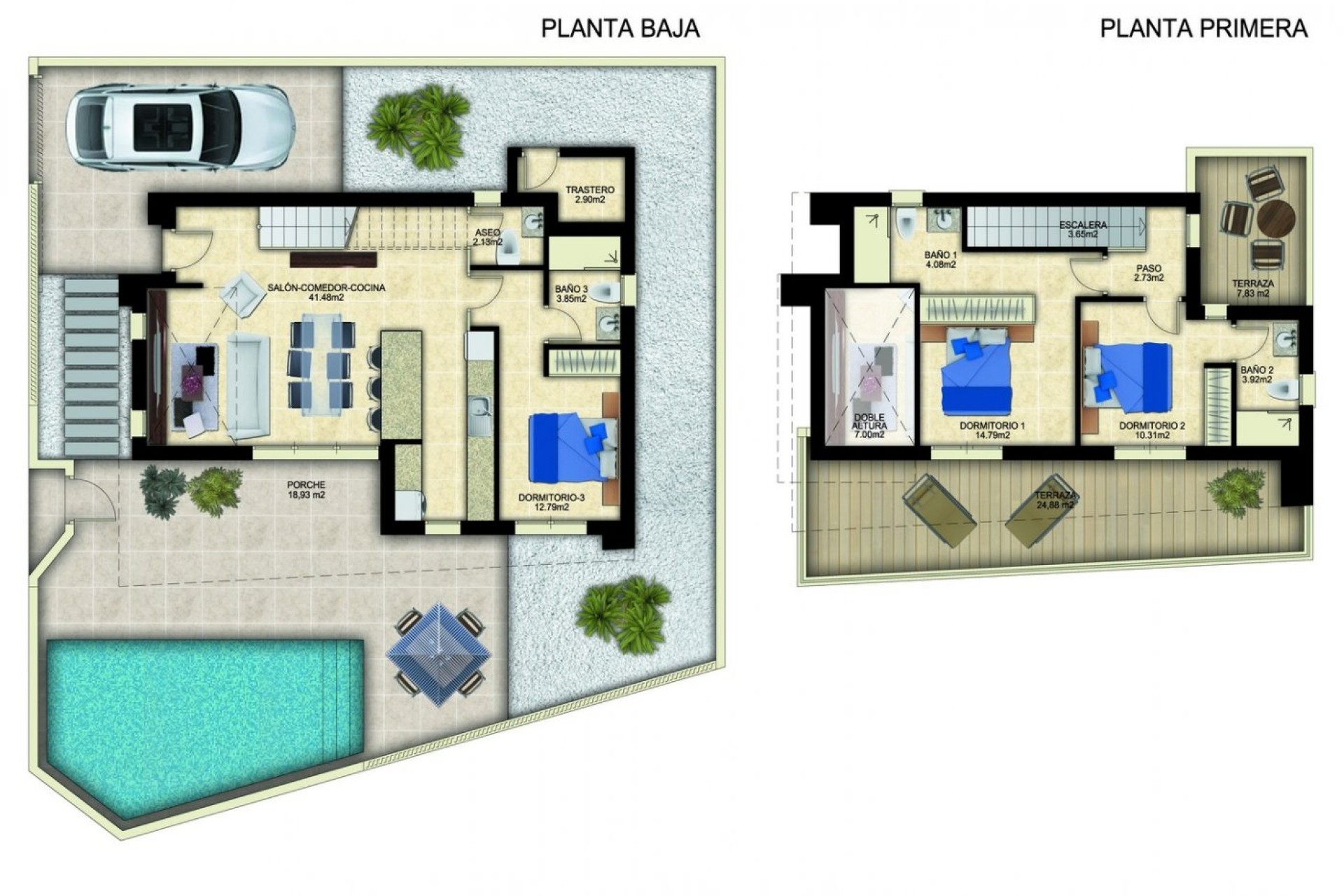 New Build - Villa - Benijofar - Polideportivo