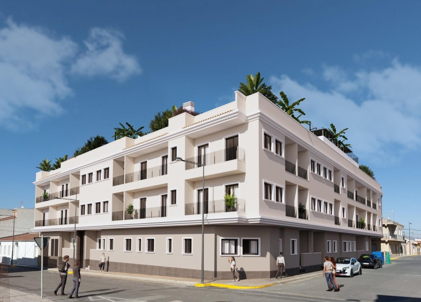 Nieuwbouw Woningen - Appartement / flat - Algorfa - Pueblo