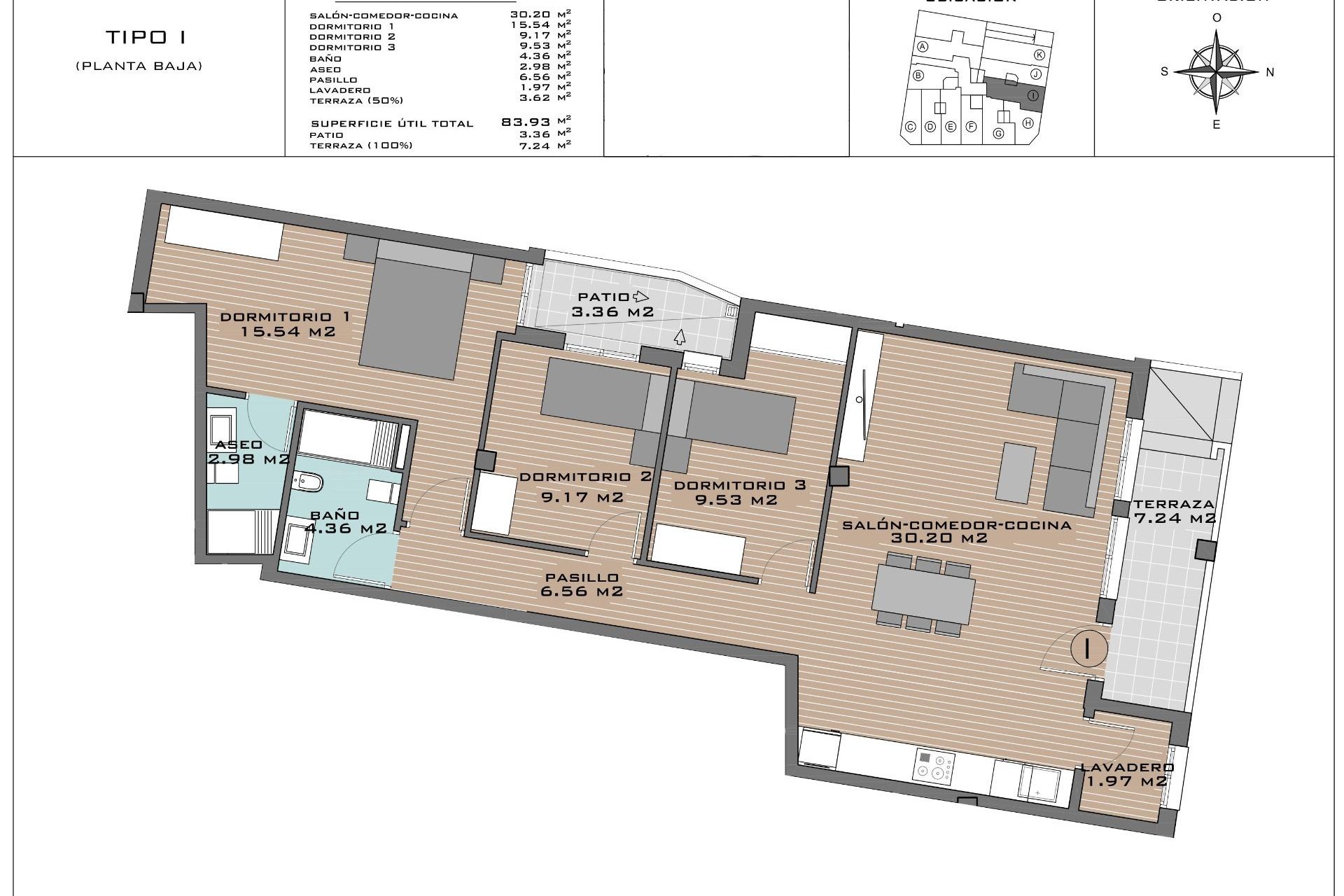 Nieuwbouw Woningen - Appartement / flat - Algorfa - Pueblo