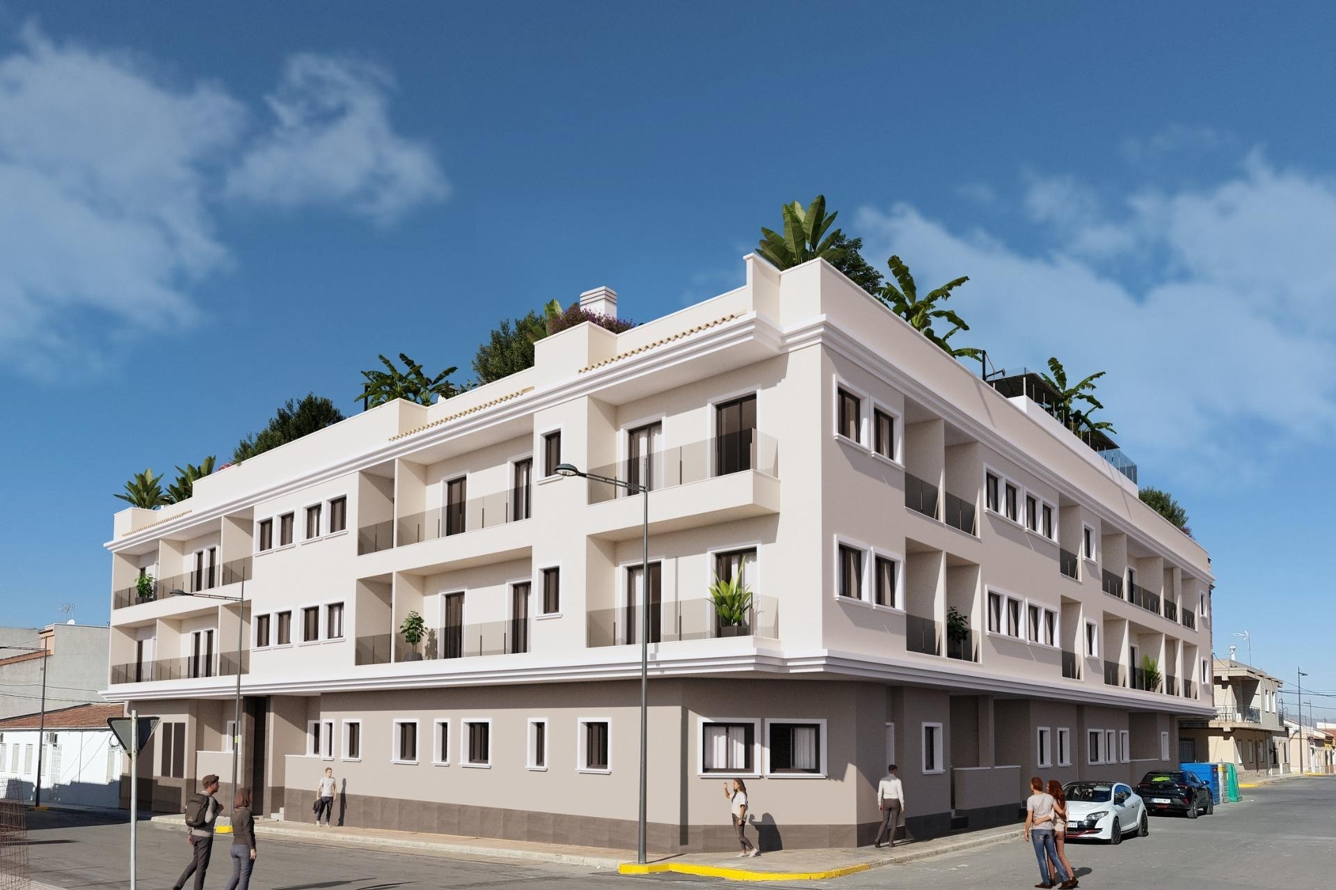 Nieuwbouw Woningen - Appartement / flat - Algorfa - Pueblo