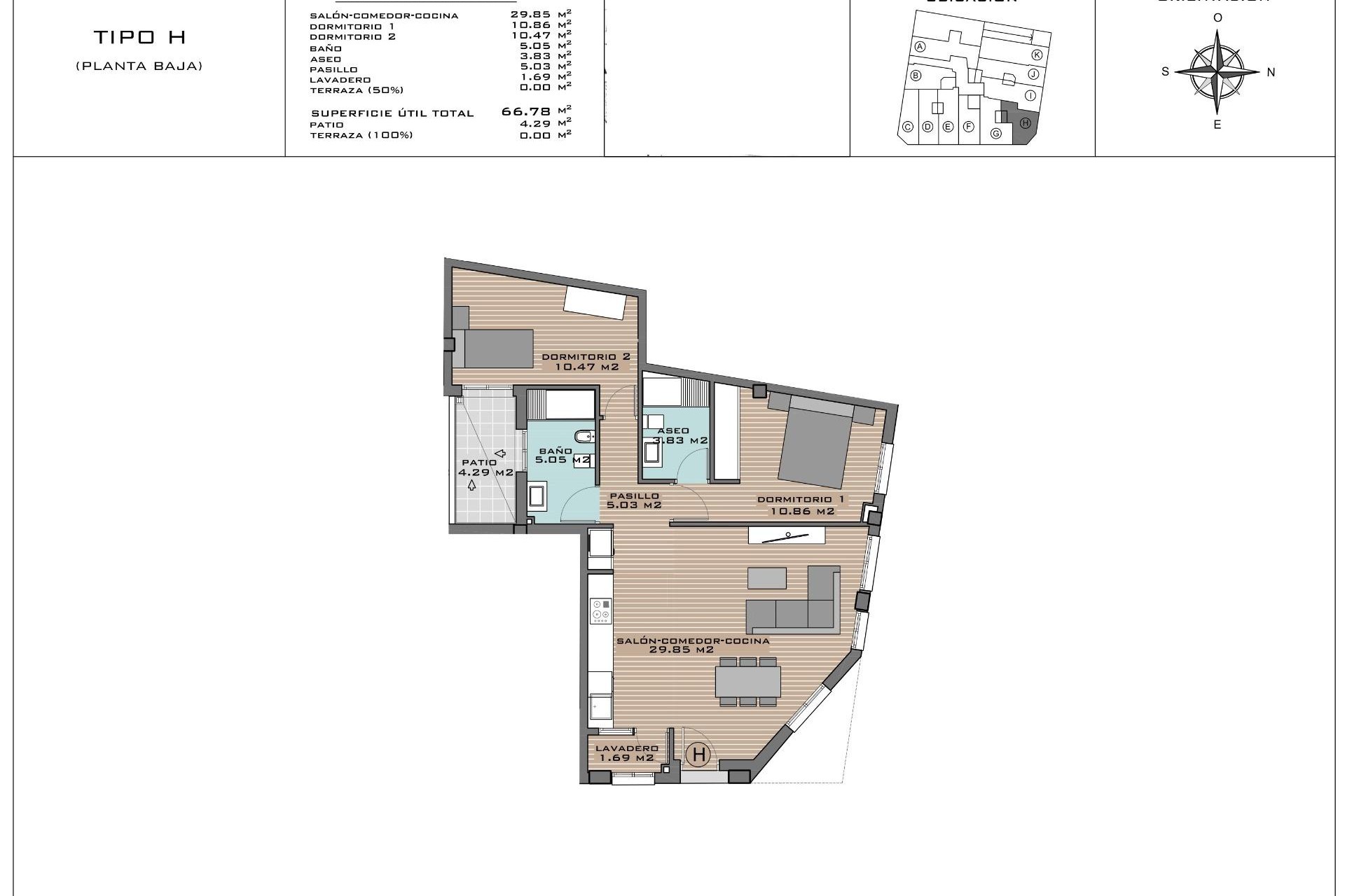 Nieuwbouw Woningen - Appartement / flat - Algorfa - Pueblo