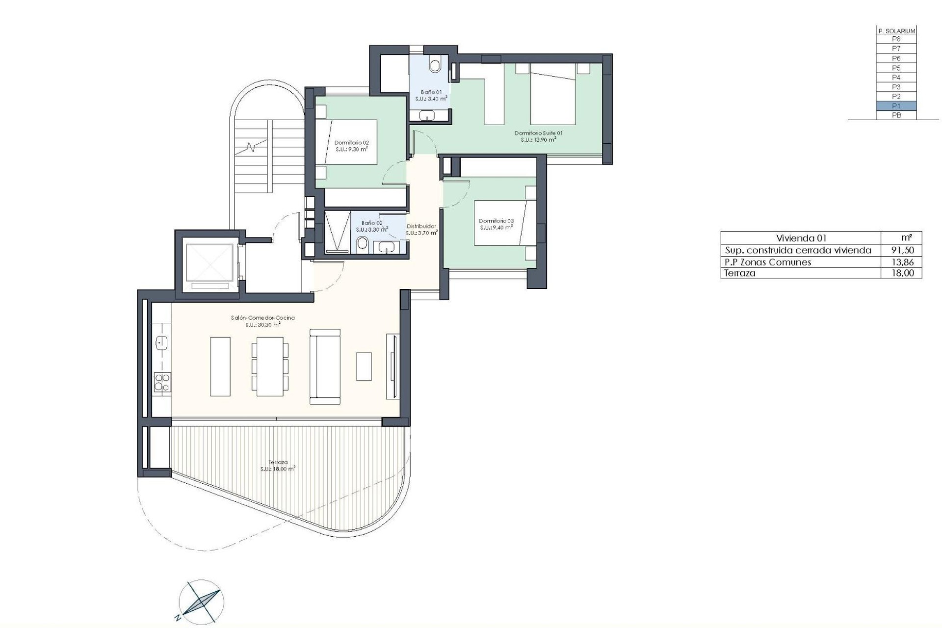 Nieuwbouw Woningen - Appartement / flat - Guardamar del Segura - Avenida del Puerto