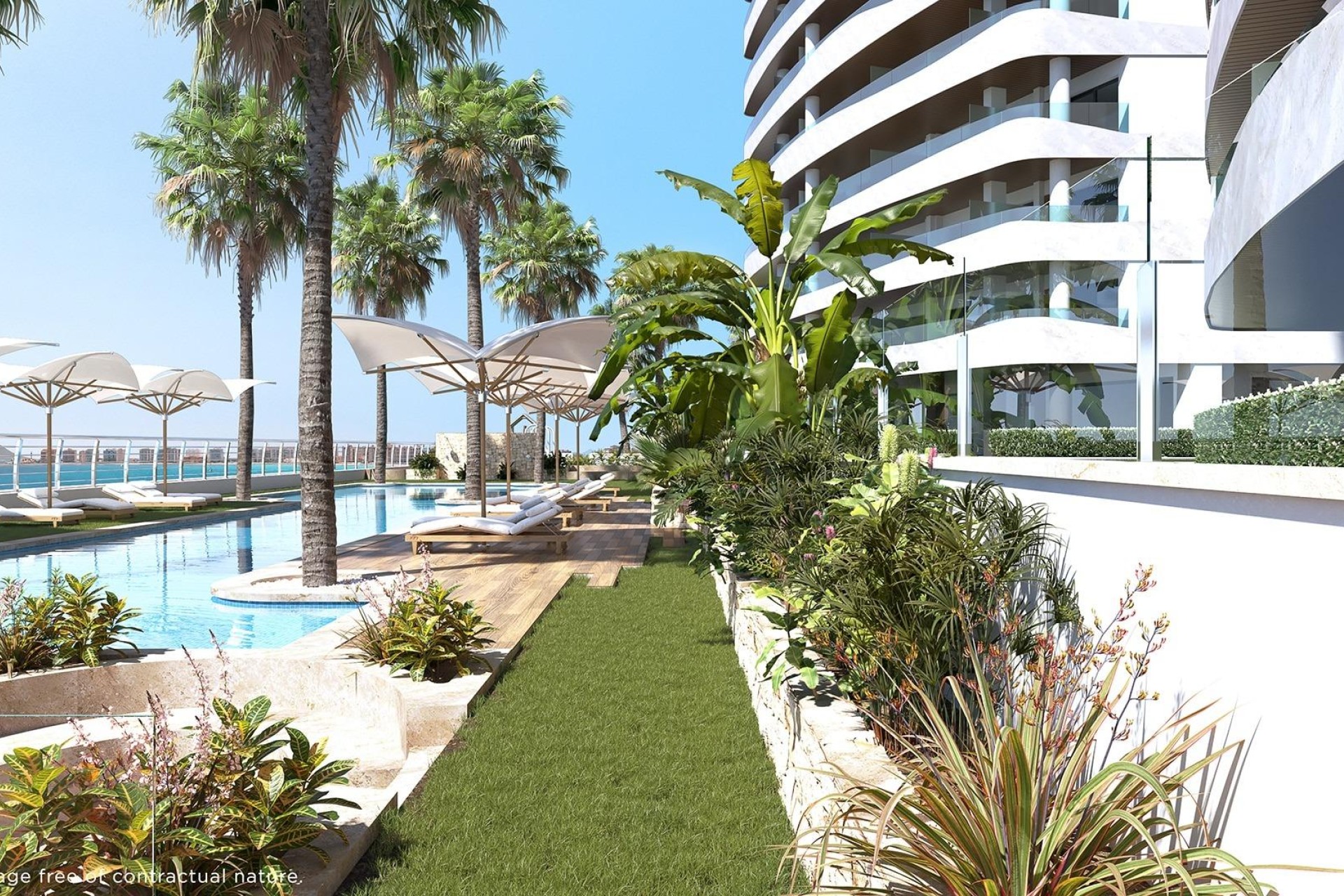 Nieuwbouw Woningen - Appartement / flat - La Manga del Mar Menor - 1ª Linea Del Mar Mediterraneo