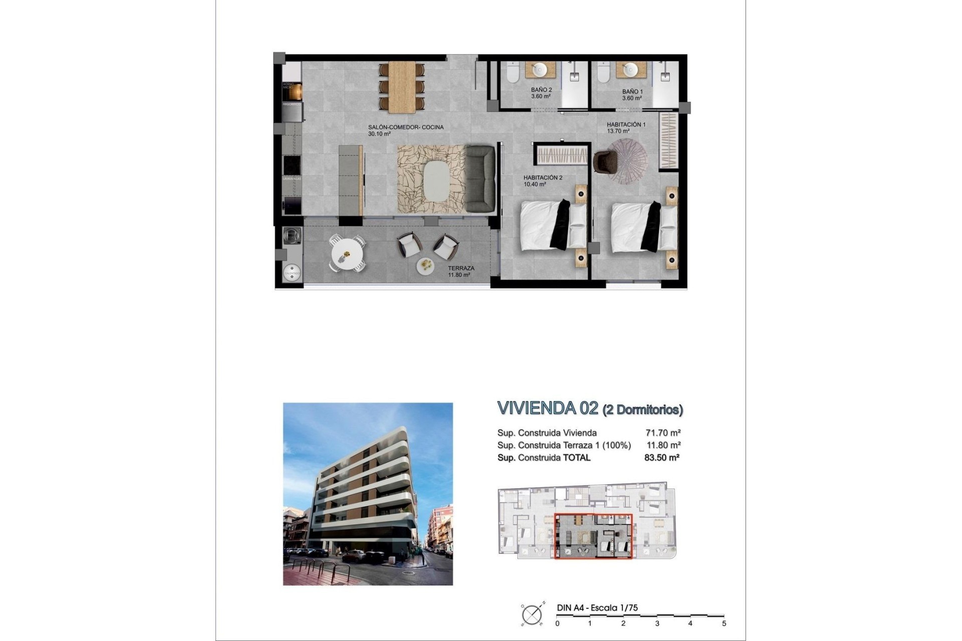Nieuwbouw Woningen - Appartement / flat - Santa Pola - pueblo