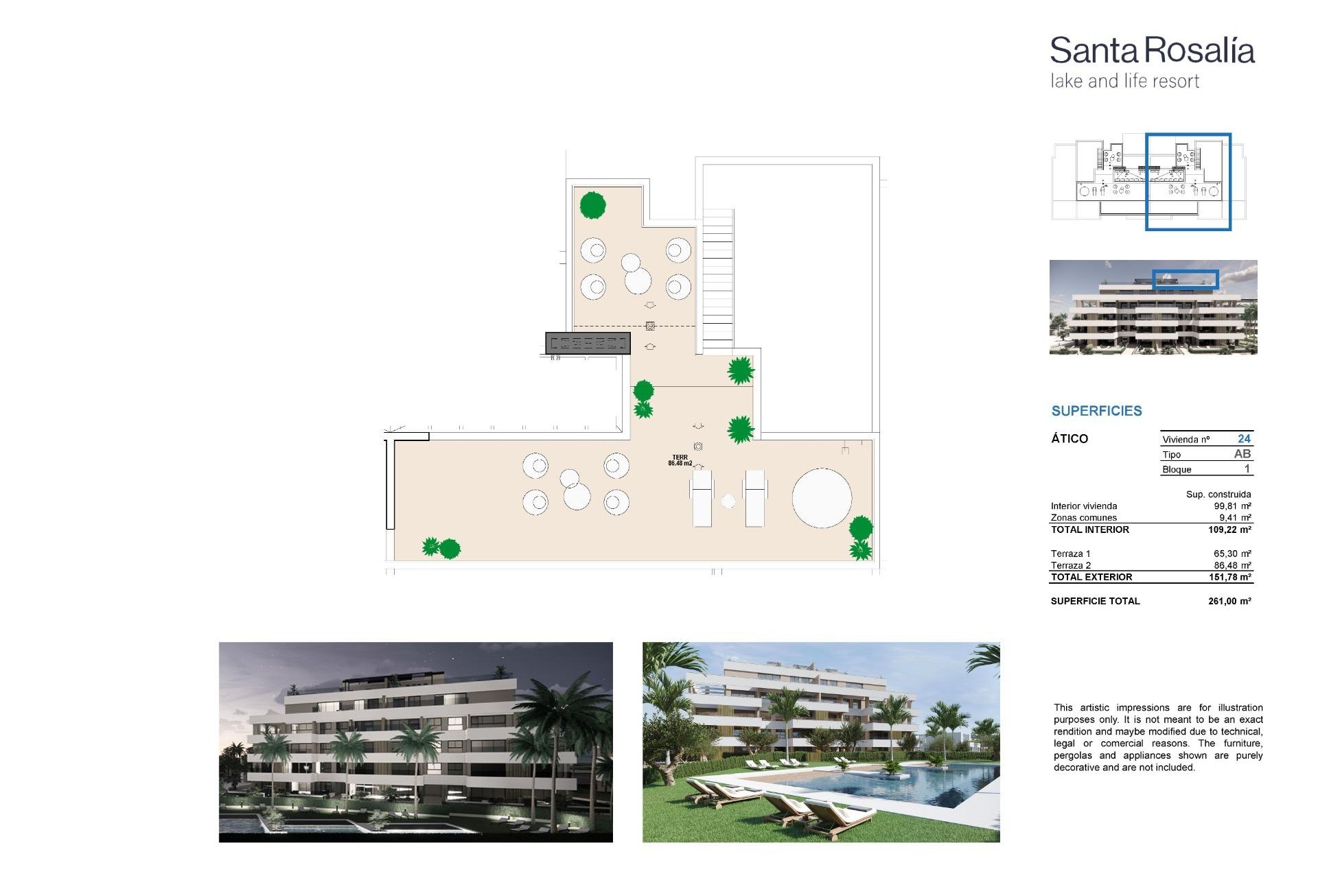 Nieuwbouw Woningen - Appartement / flat - Torre Pacheco - Santa Rosalia Lake And Life Resort