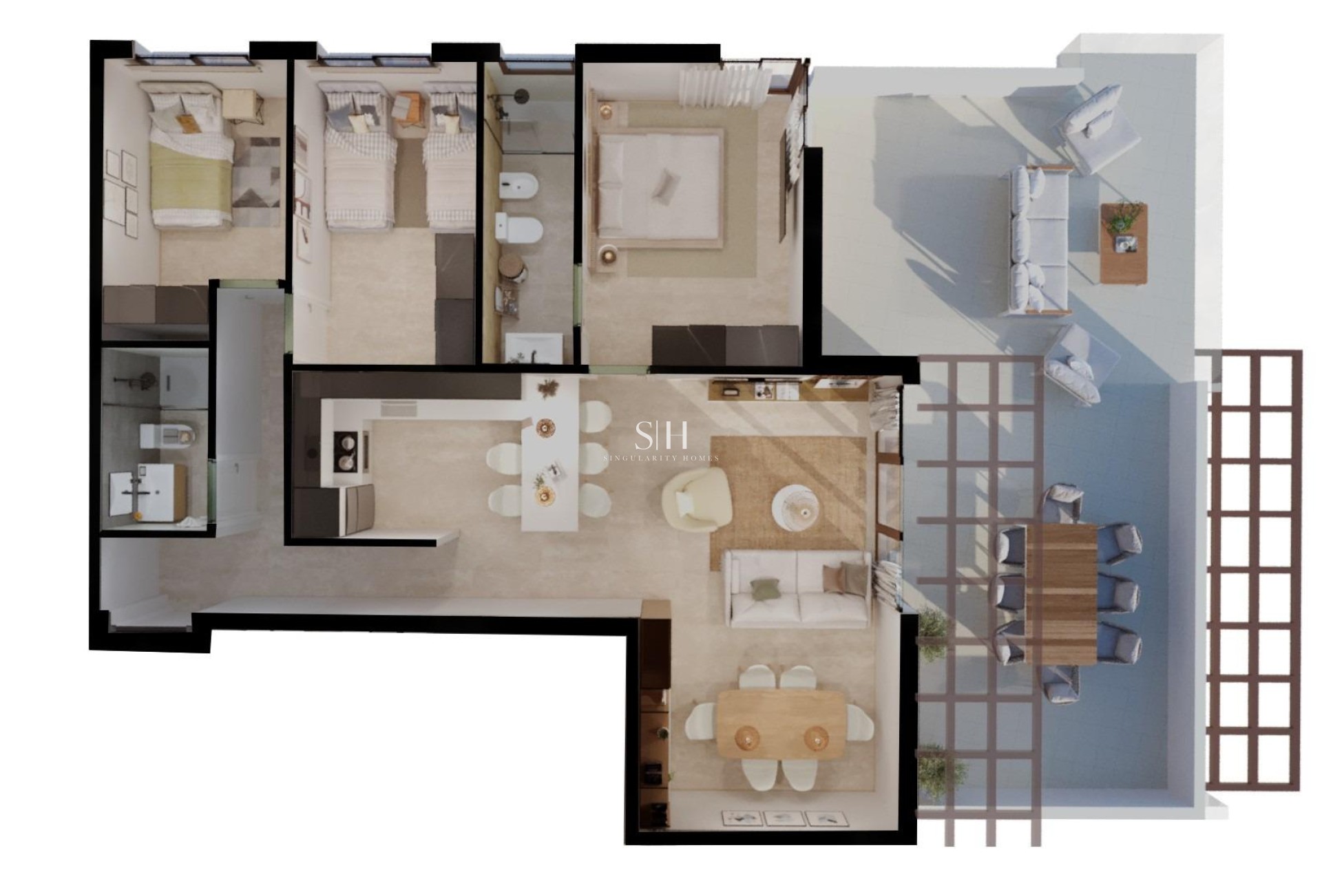 Nieuwbouw Woningen - Appartement / flat - Vera - Vera Playa