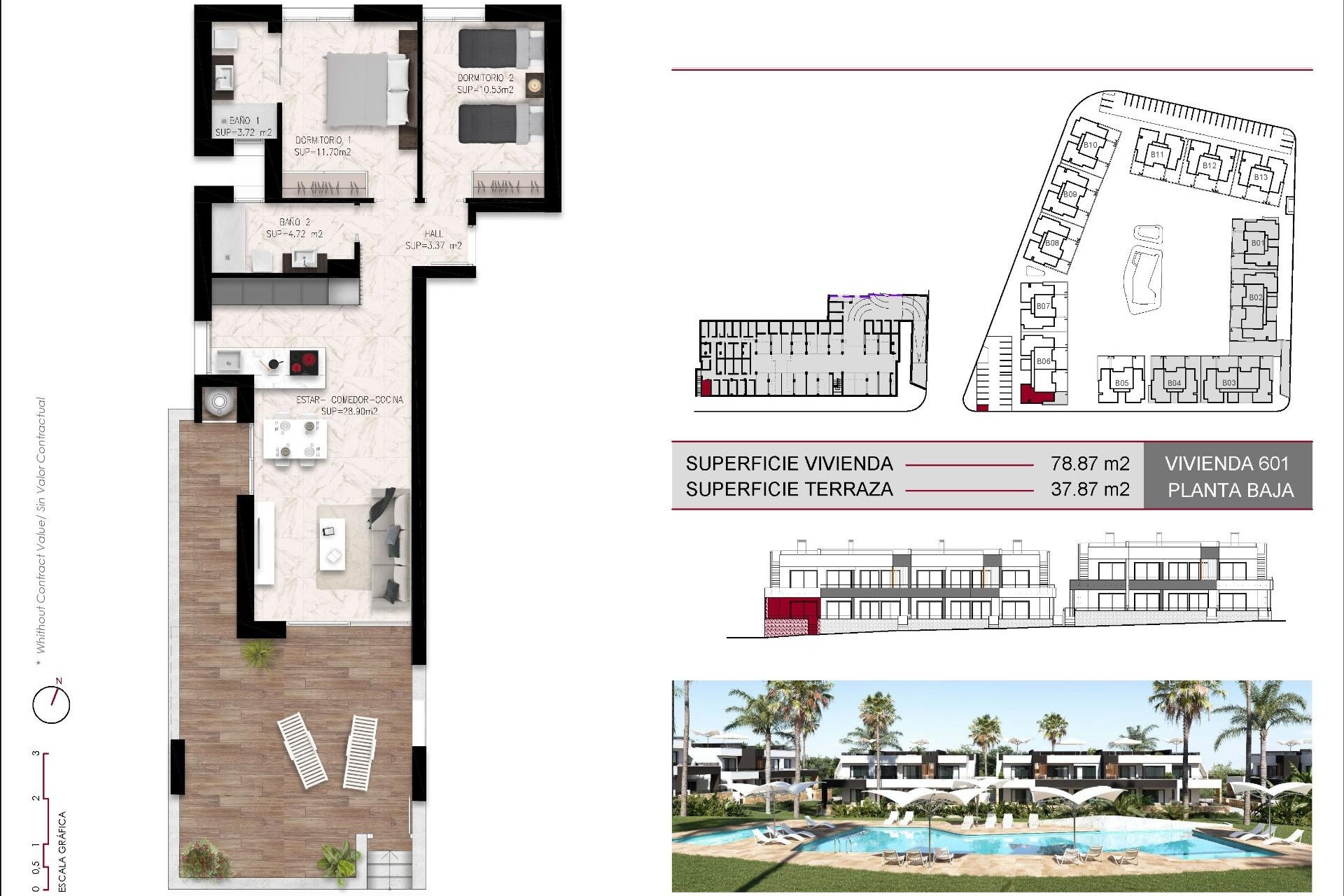 Nieuwbouw Woningen - Bungalow - Ciudad quesada - Lo marabú