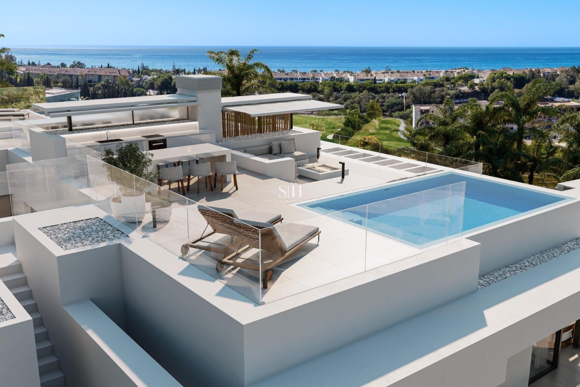 Nieuwbouw Woningen - Bungalow - Marbella - Santa Clara Golf
