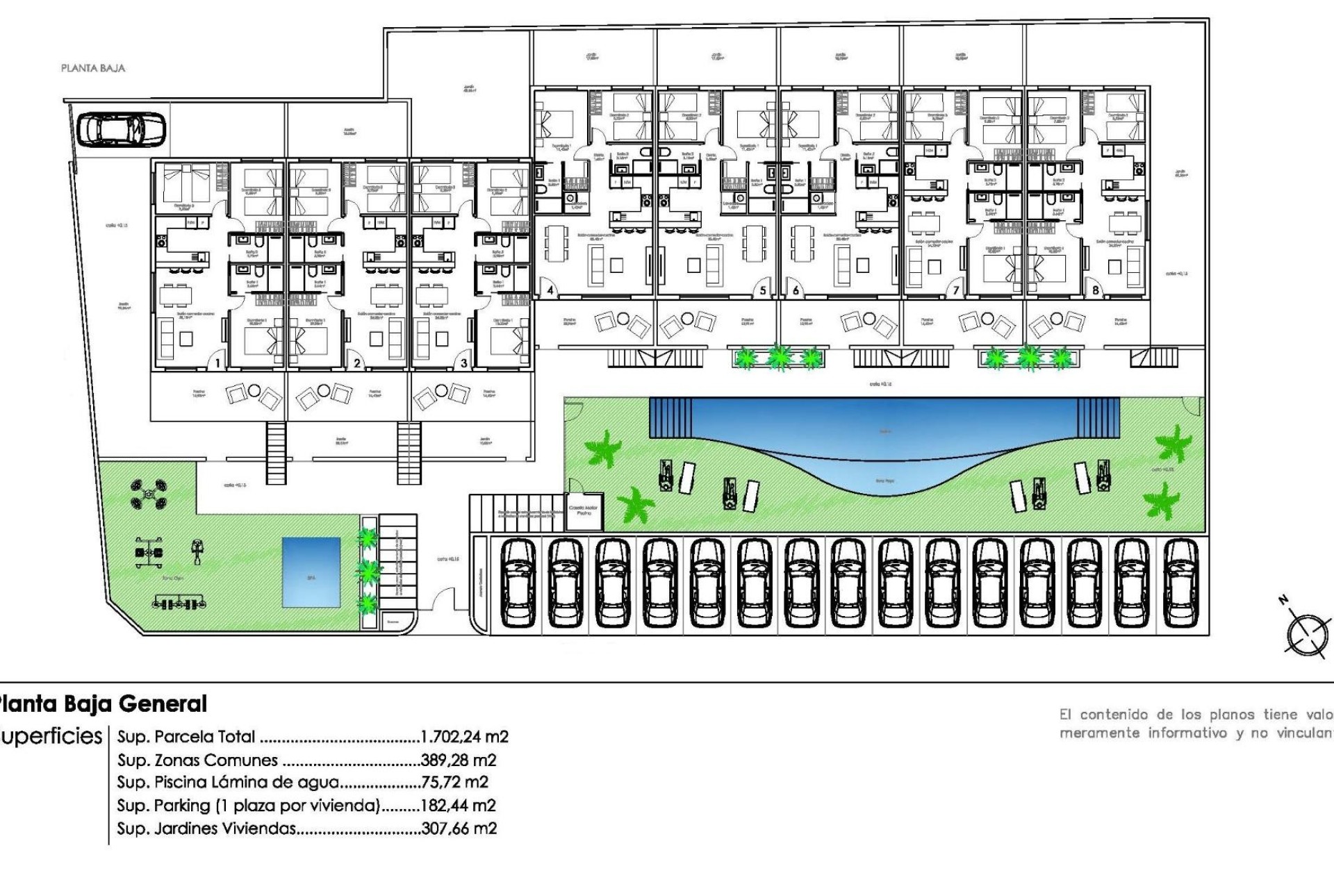 Nieuwbouw Woningen - Bungalow - Pilar de la Horadada - Parque Ramon eugenio Escudero