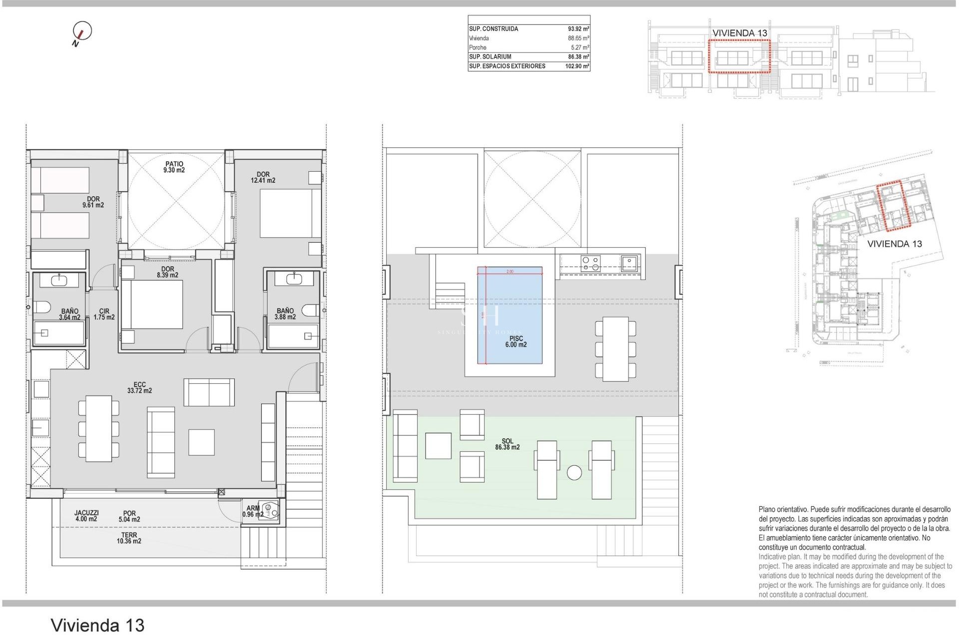 Nieuwbouw Woningen - Bungalow - Pilar de la Horadada - pueblo