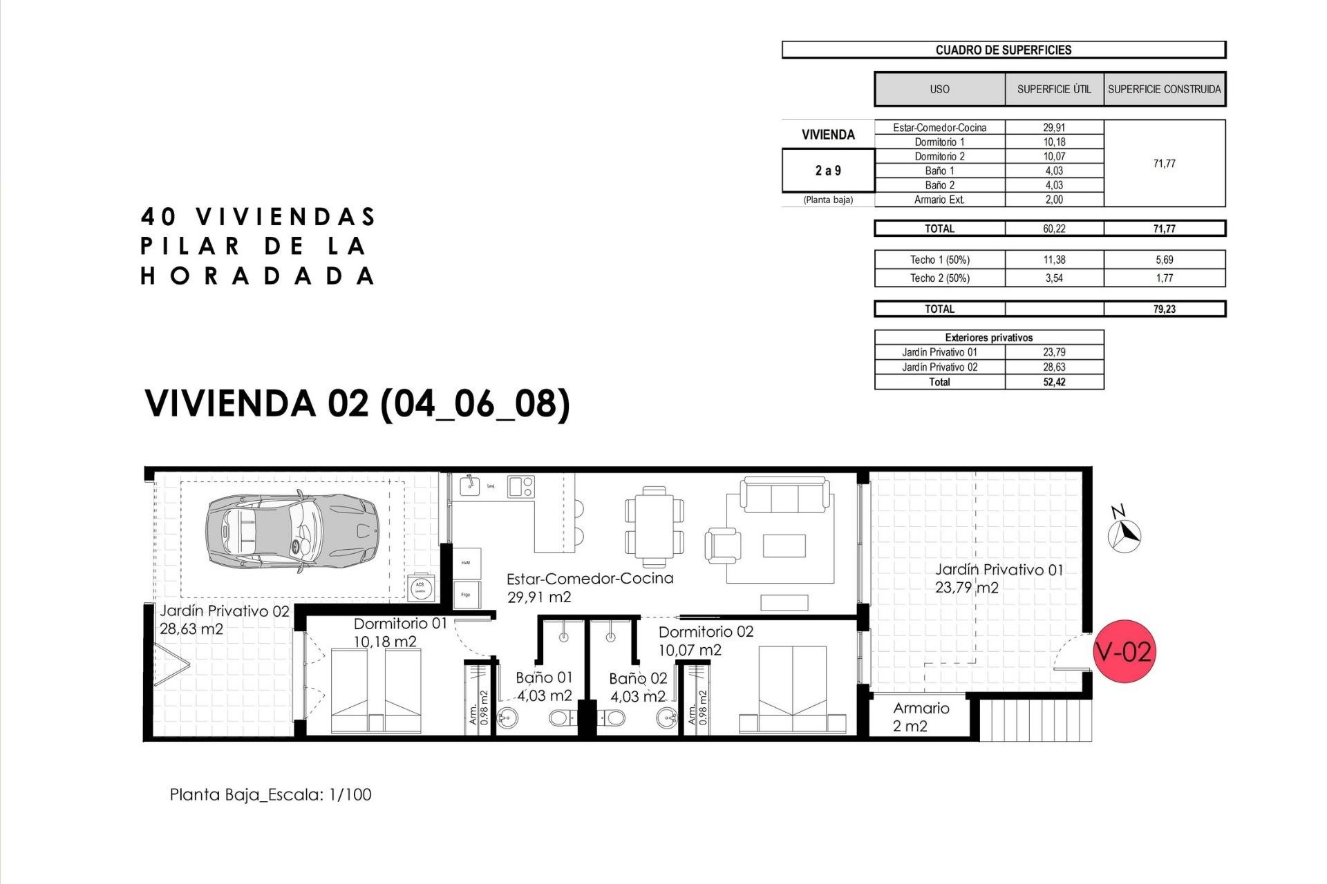 Nieuwbouw Woningen - Bungalow - Pilar de la Horadada - pueblo