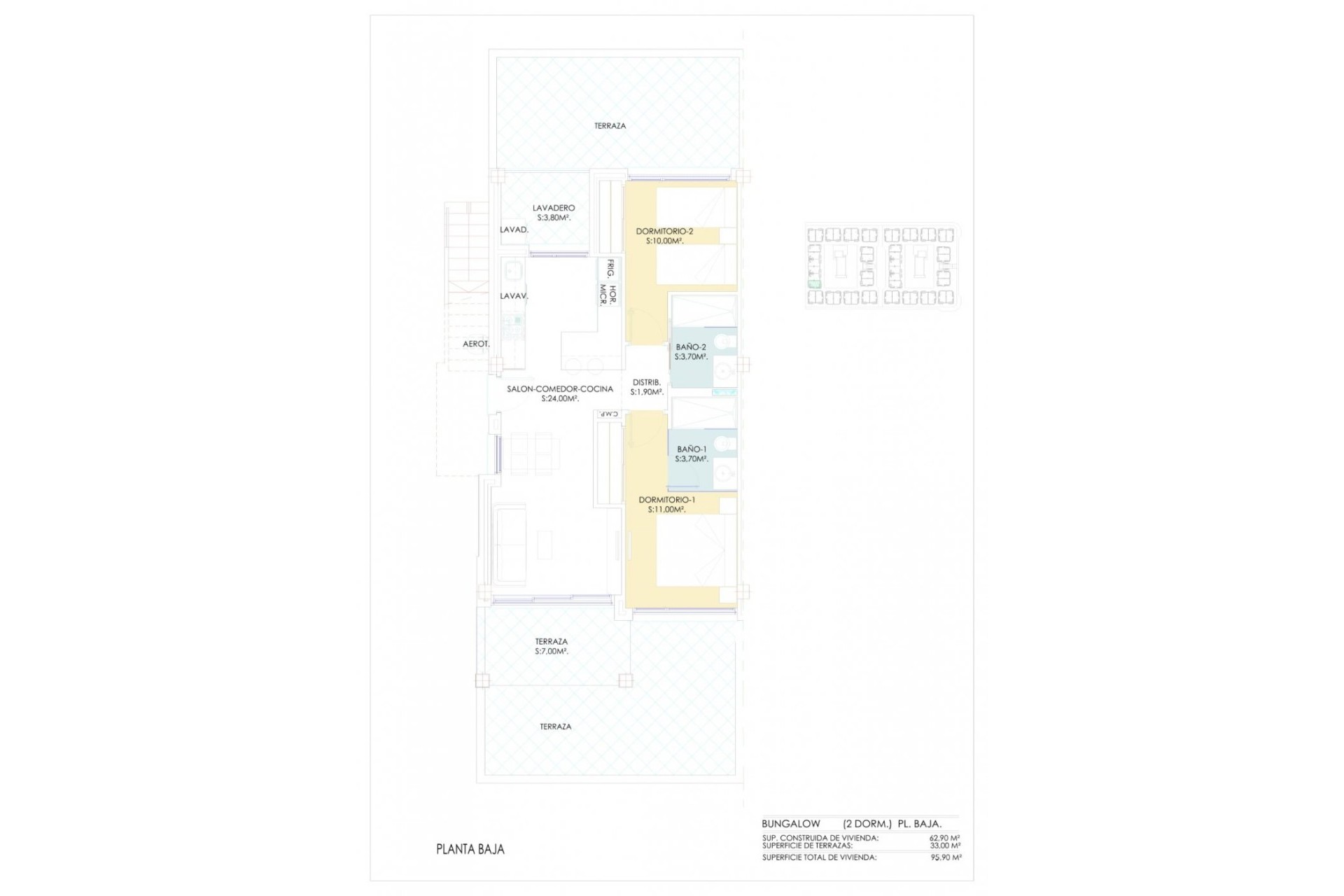 Nieuwbouw Woningen - Bungalow - Torrevieja - Los balcones