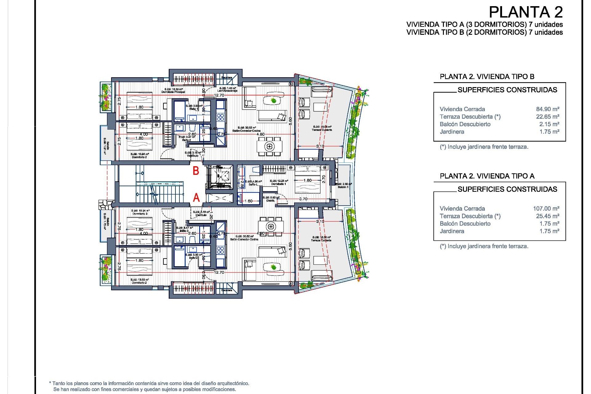 Nieuwbouw Woningen - Penthouse - La Manga Club - Las Orquídeas