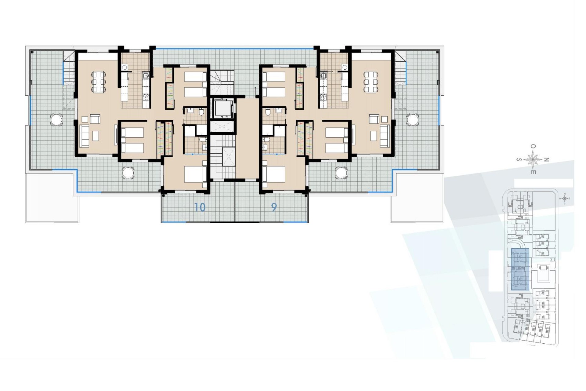 Nieuwbouw Woningen - Penthouse - Pilar de la Horadada - Torre De La Horadada