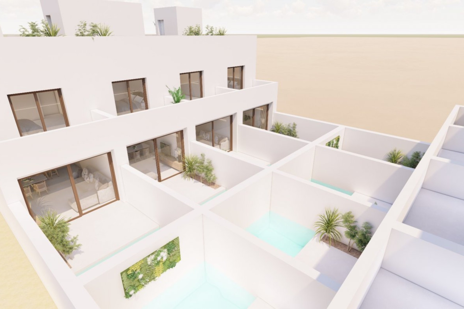 Nieuwbouw Woningen - Town House - San Javier - pueblo