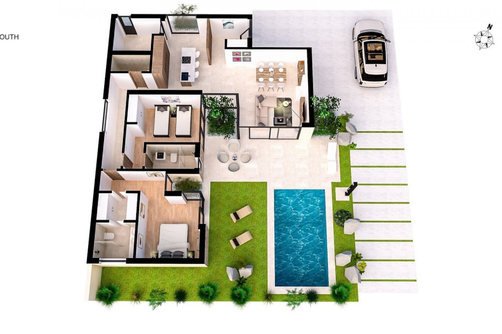 Nieuwbouw Woningen - Villa - Baños y Mendigo - Altaona Golf And Country Village