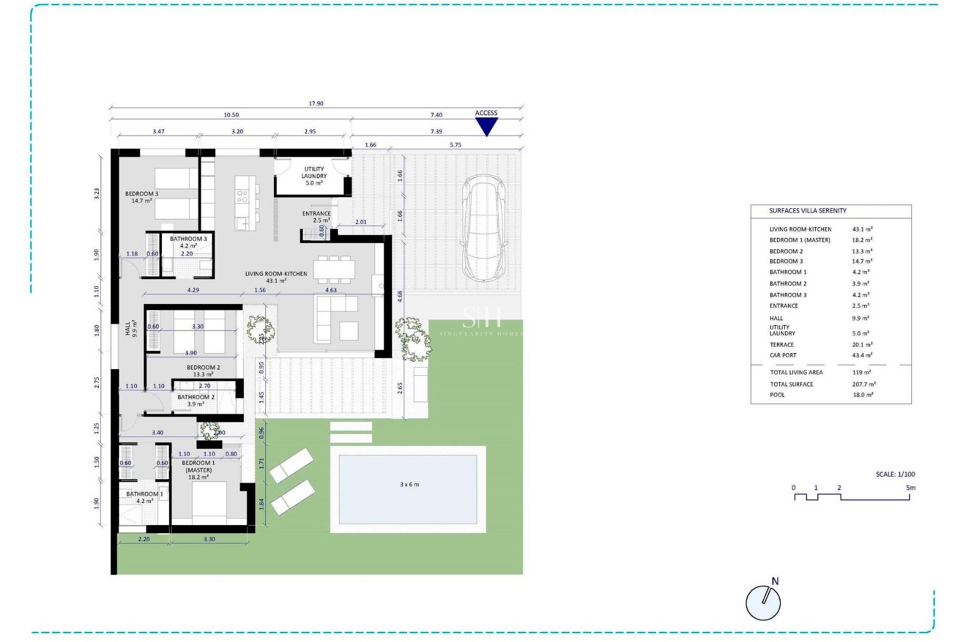 Nieuwbouw Woningen - Villa - Baños y Mendigo - Altaona Golf