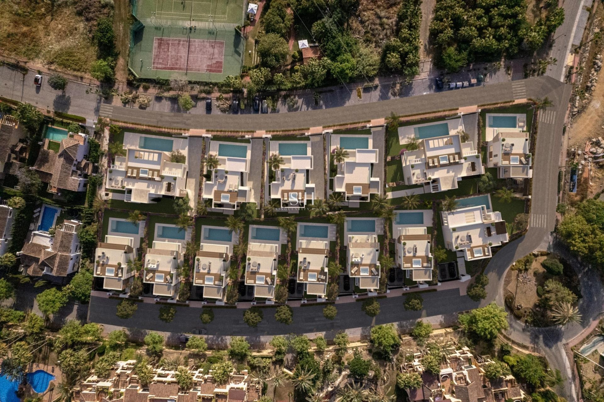 Nieuwbouw Woningen - Villa - Estepona - Atalaya del Golf