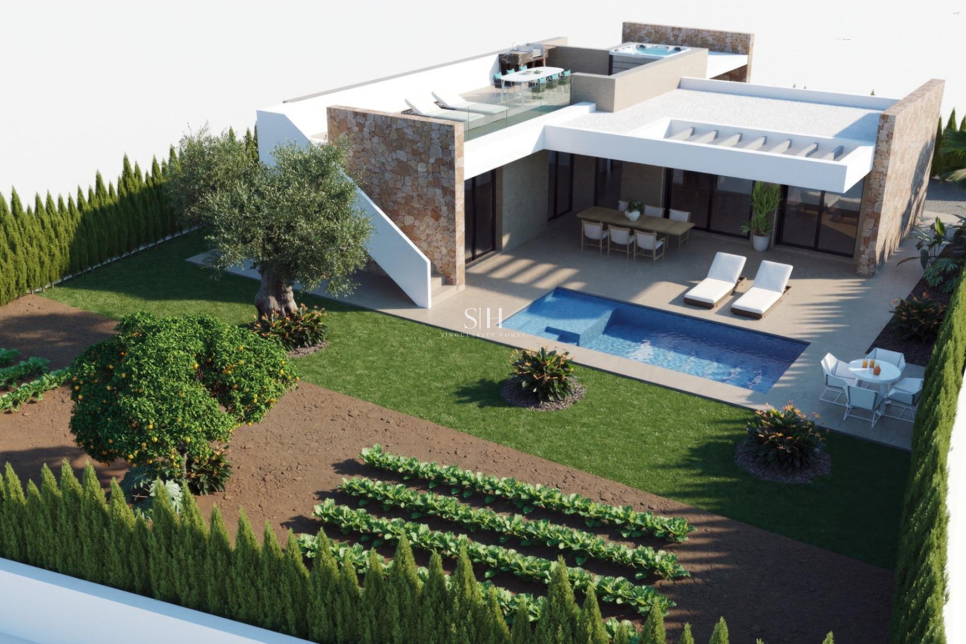 Nieuwbouw Woningen - Villa - Fuente Álamo - Hacienda del Alamo