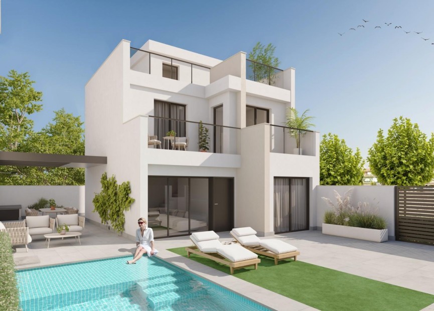 Nieuwbouw Woningen - Villa - Los Alcázares - Playa la Atascadera