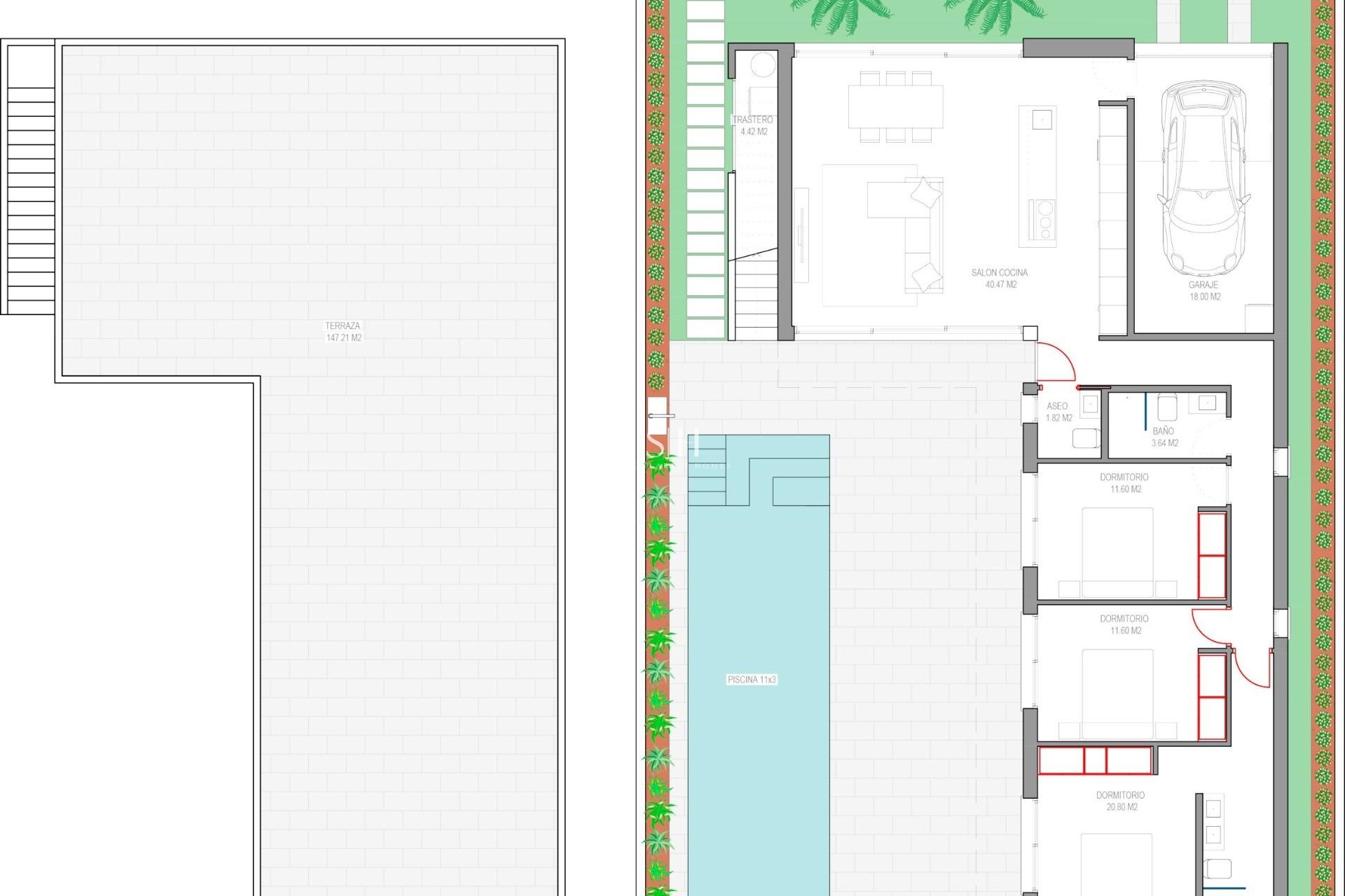 Nieuwbouw Woningen - Villa - Los Alcázares - Serena Golf