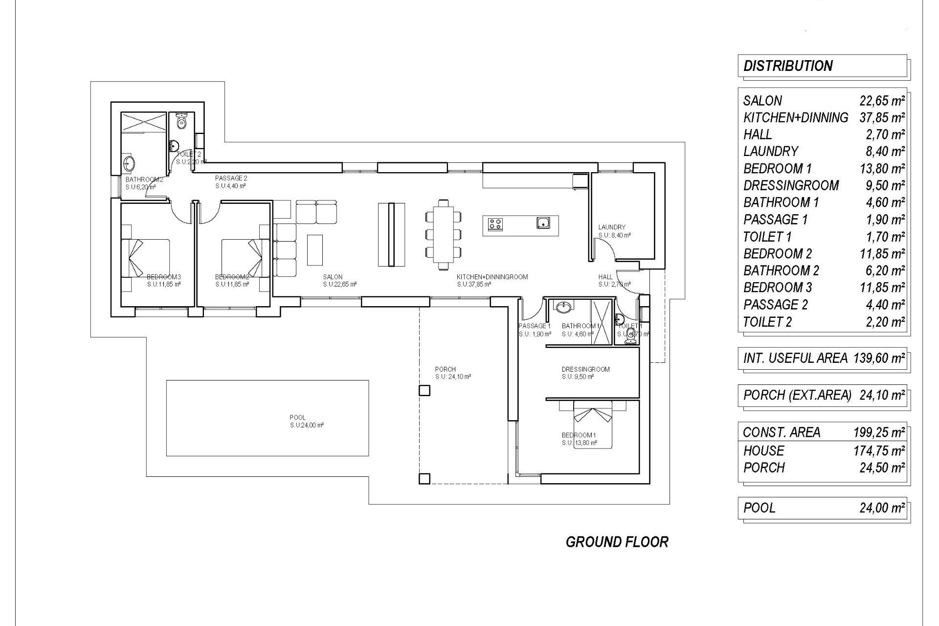 Nieuwbouw Woningen - Villa - Pinoso - Campo