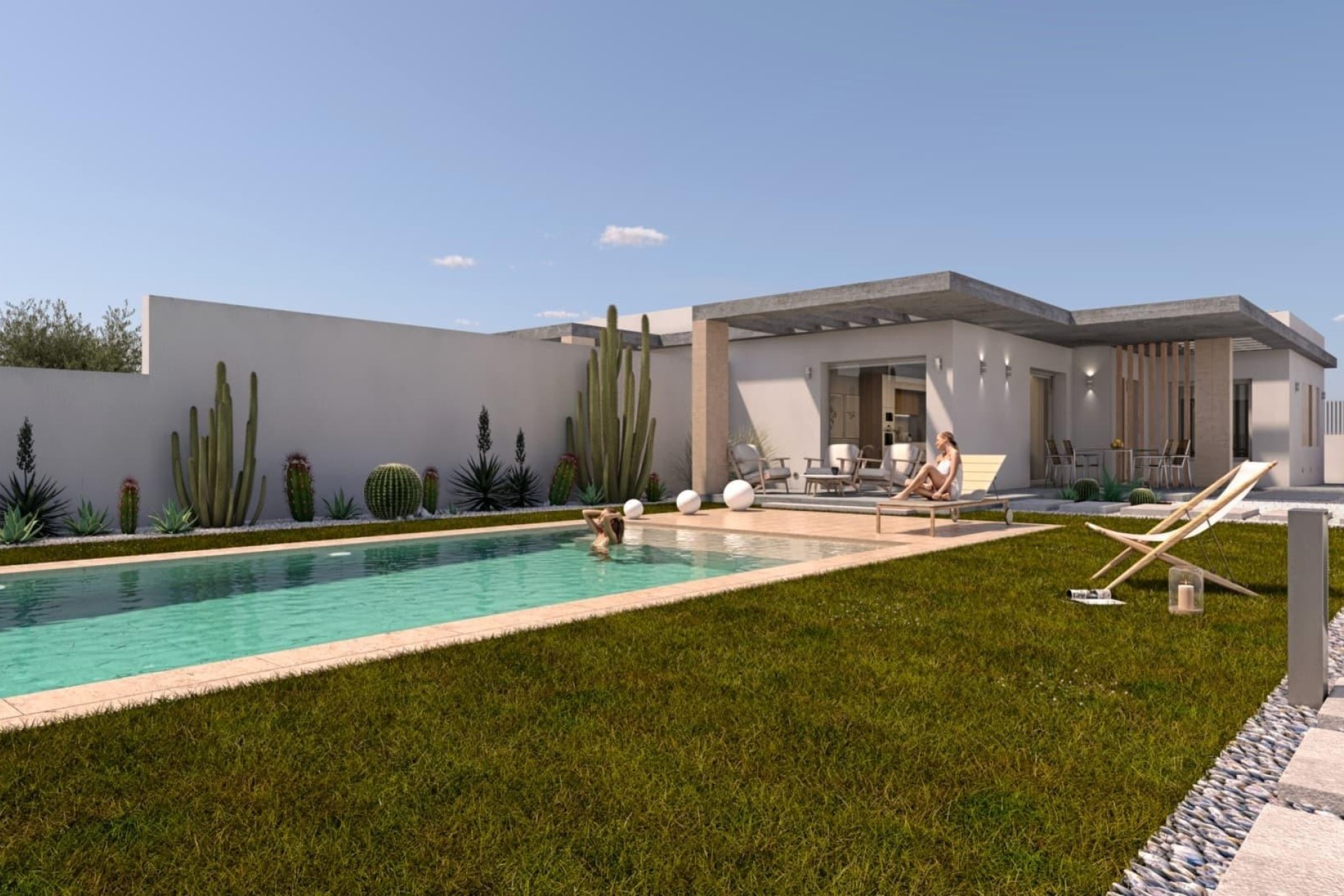 Nieuwbouw Woningen - Villa - Santiago de la Ribera - San Blas