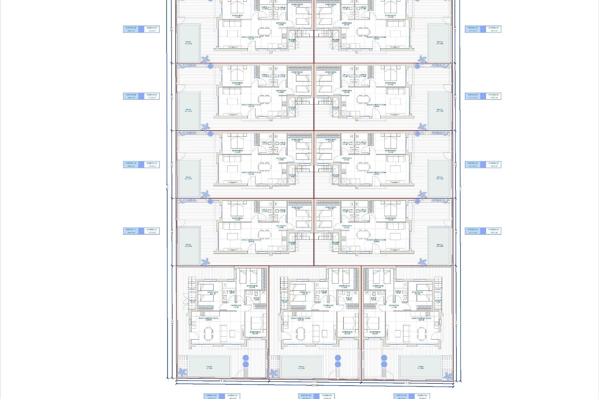 Nieuwbouw Woningen - Villa - Torre Pacheco - Roldán