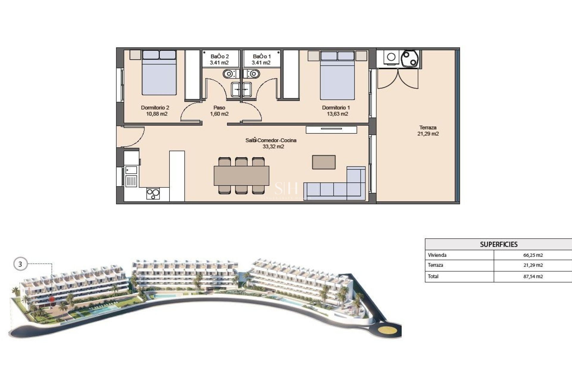 Новое здание - Квартира / квартира - Finestrat - Balcón De Finestrat