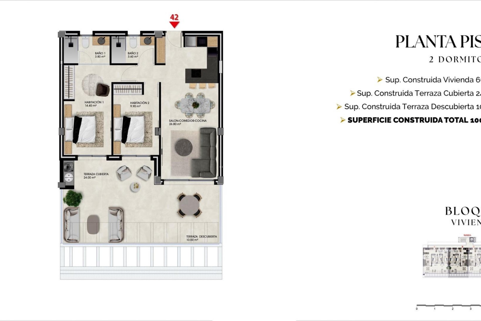 Новое здание - Квартира / квартира - Finestrat - Balcón De Finestrat