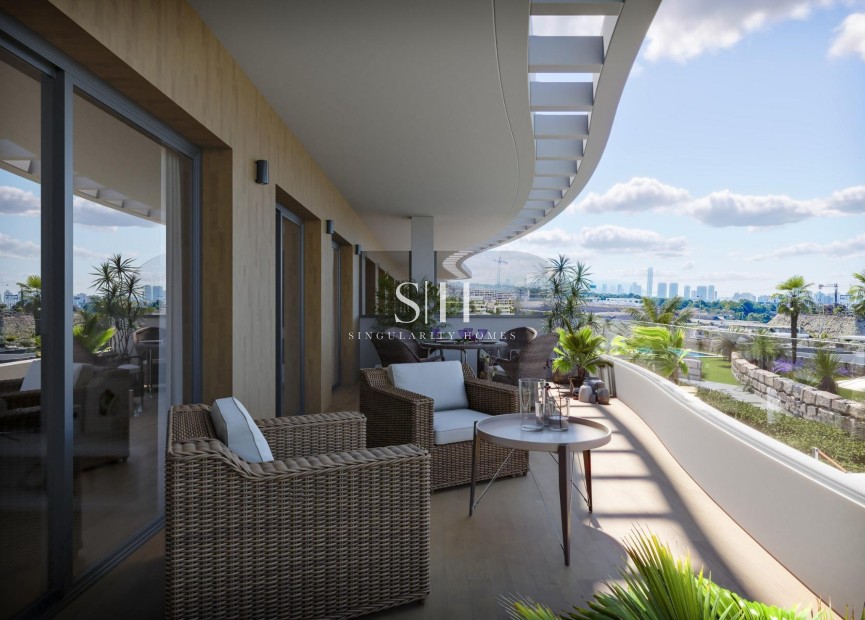 Новое здание - Квартира / квартира - Finestrat - Campana Garden